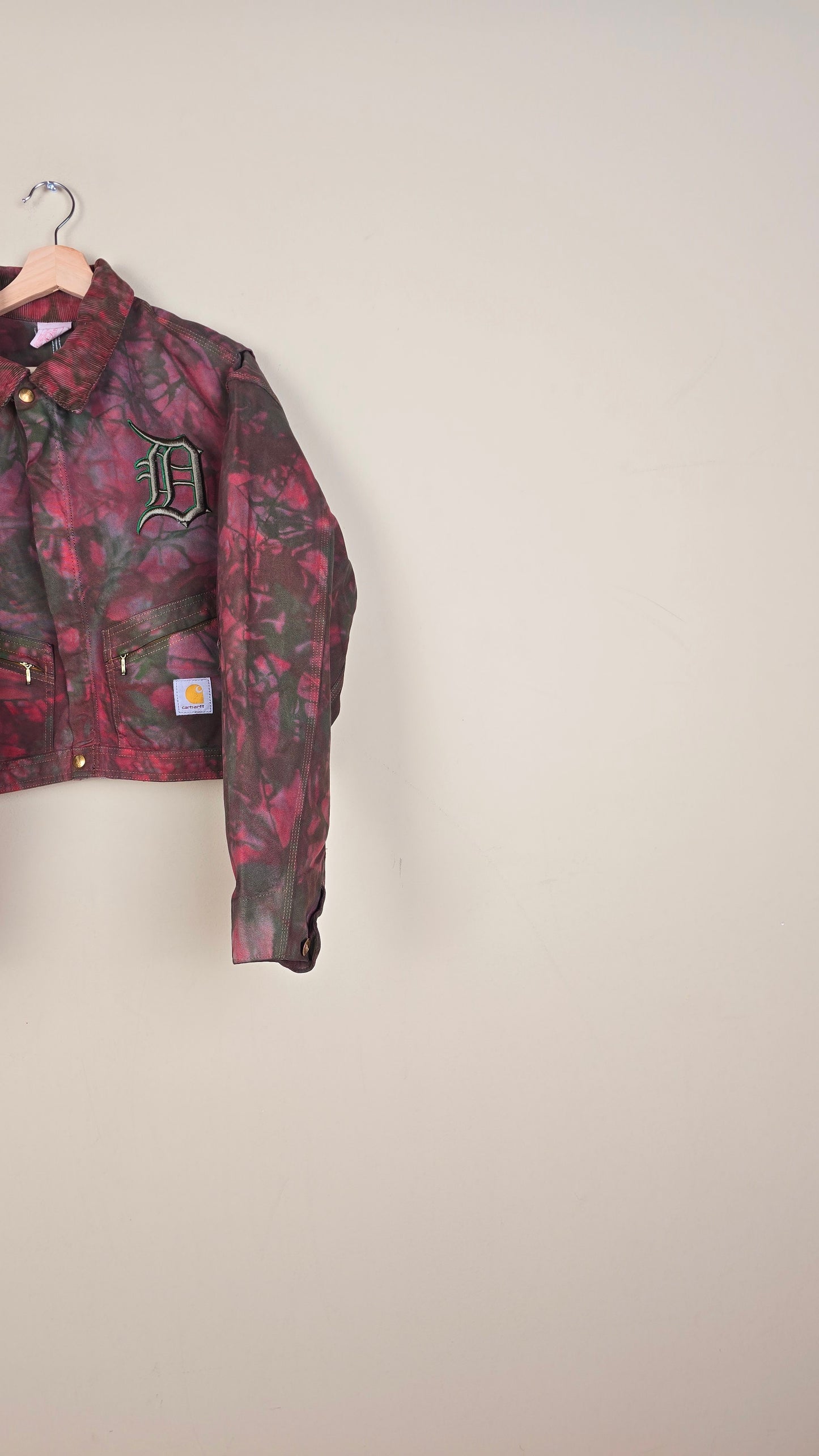 Vintage Carhartt X Detroit Cropped Jacket | Camo | Size M | 130