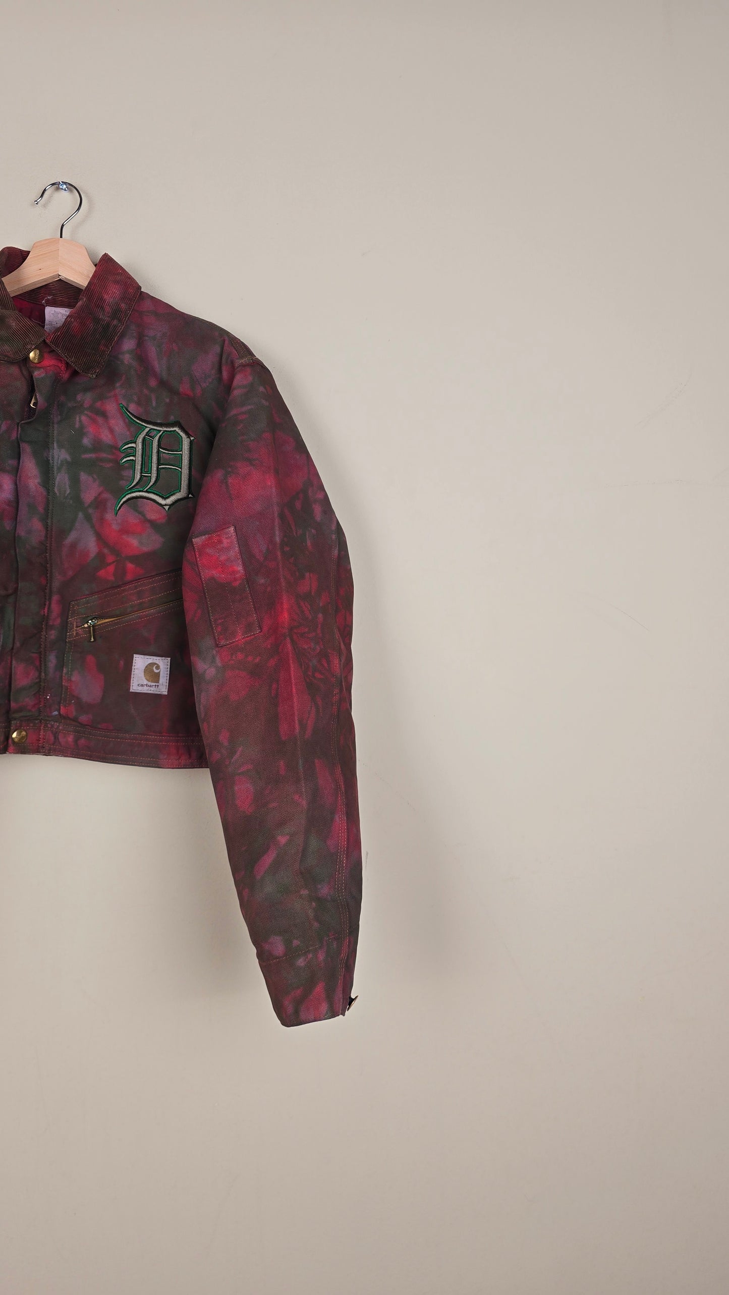 Vintage Carhartt X Detroit Cropped Jacket | Camo | Size M | 131