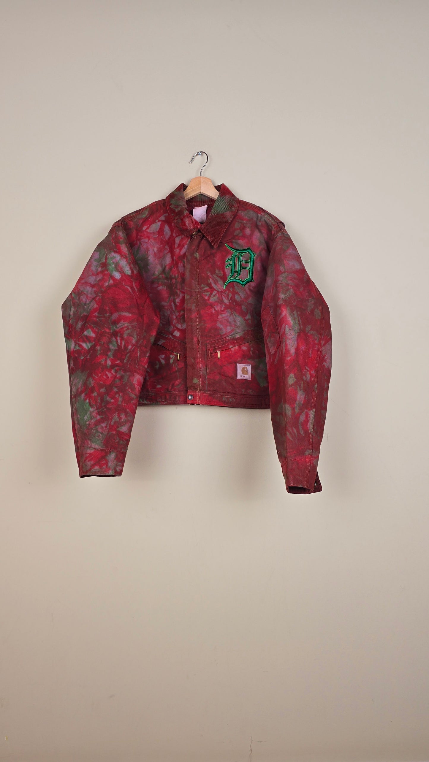 Vintage Carhartt X Detroit Cropped Jacket | Camo | Size L | 132