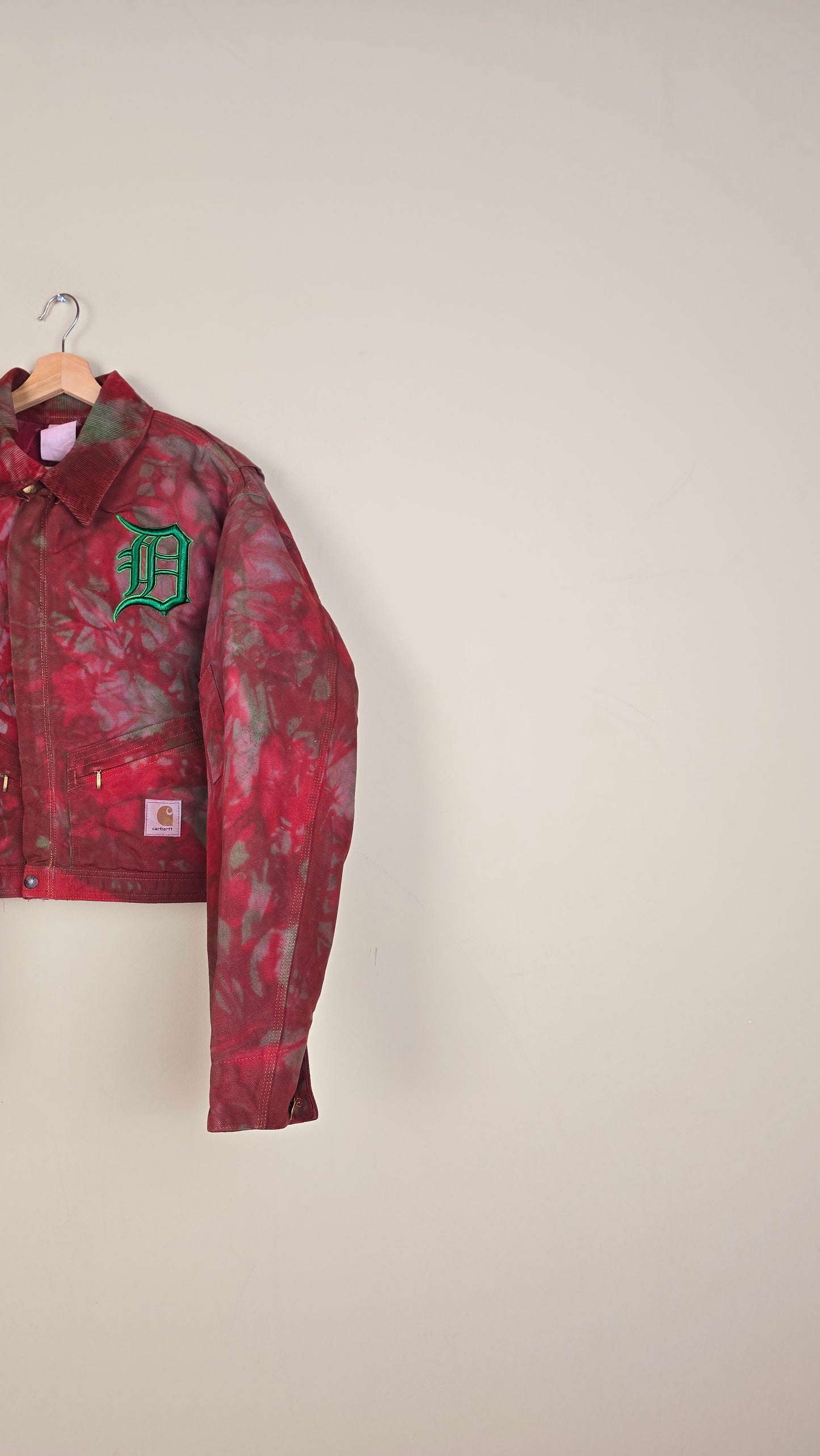 Vintage Carhartt X Detroit Cropped Jacket | Camo | Size L | 132