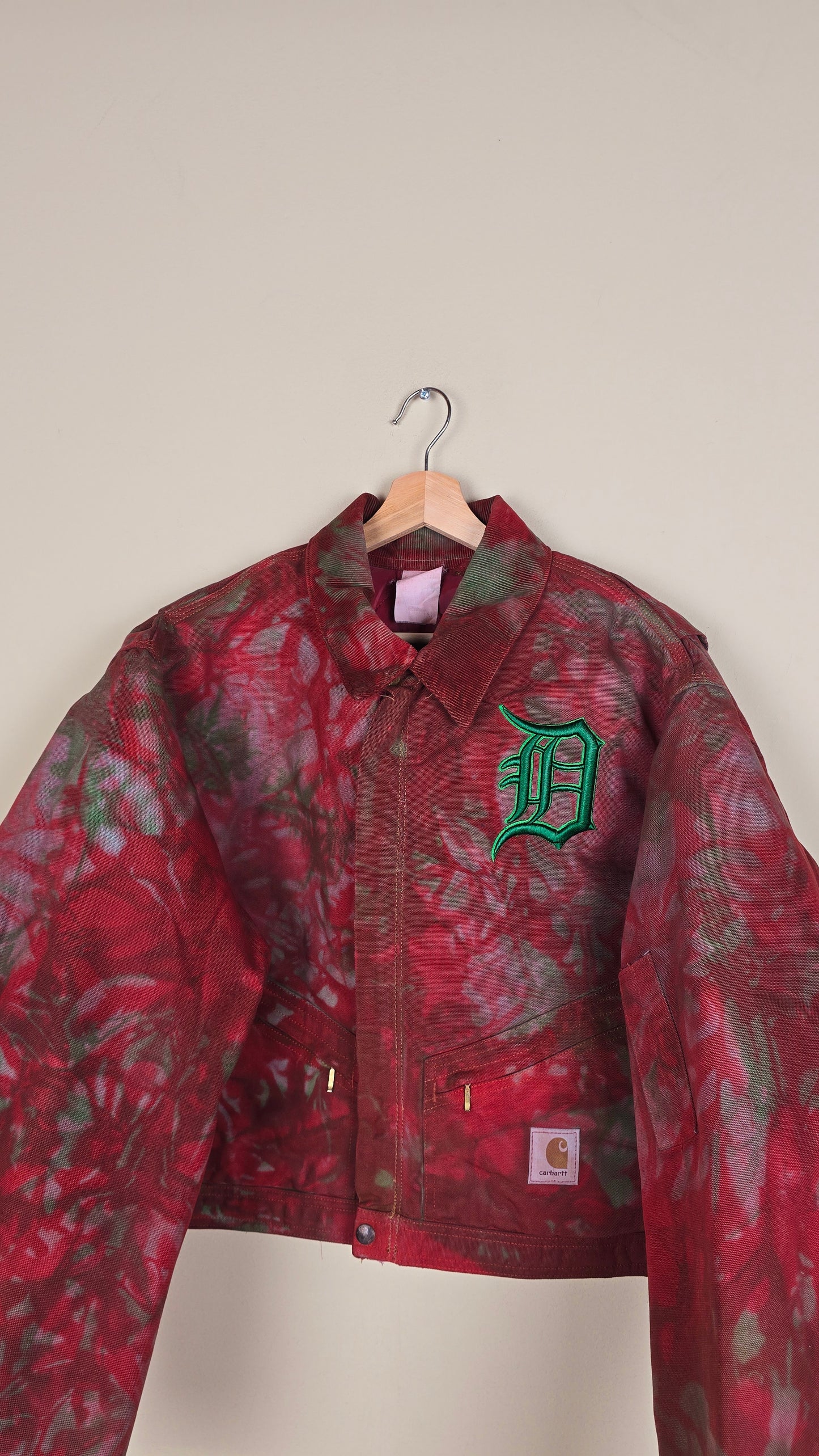 Vintage Carhartt X Detroit Cropped Jacket | Camo | Size L | 132