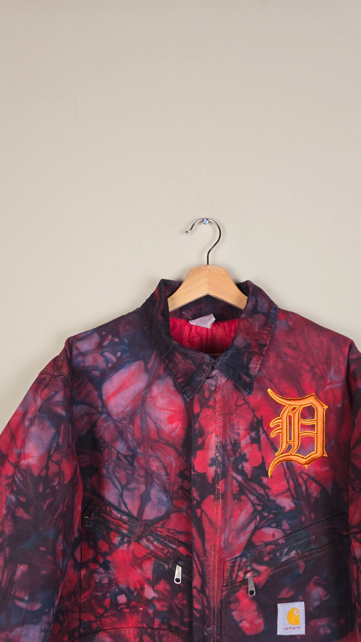 Vintage Carhartt X Detroit Cropped Jacket | Camo | Size L | 133