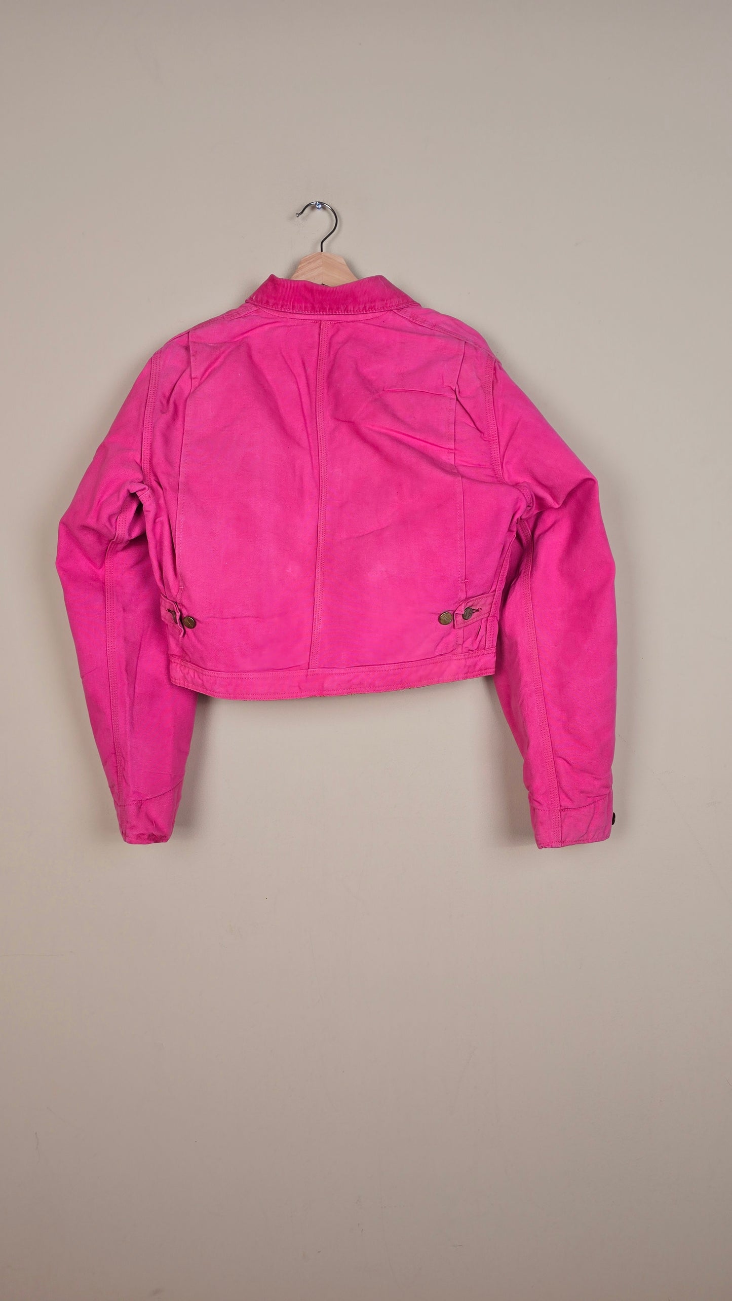 Vintage Carhartt X NY Yankees Cropped Jacket | Pink | Size S | 137