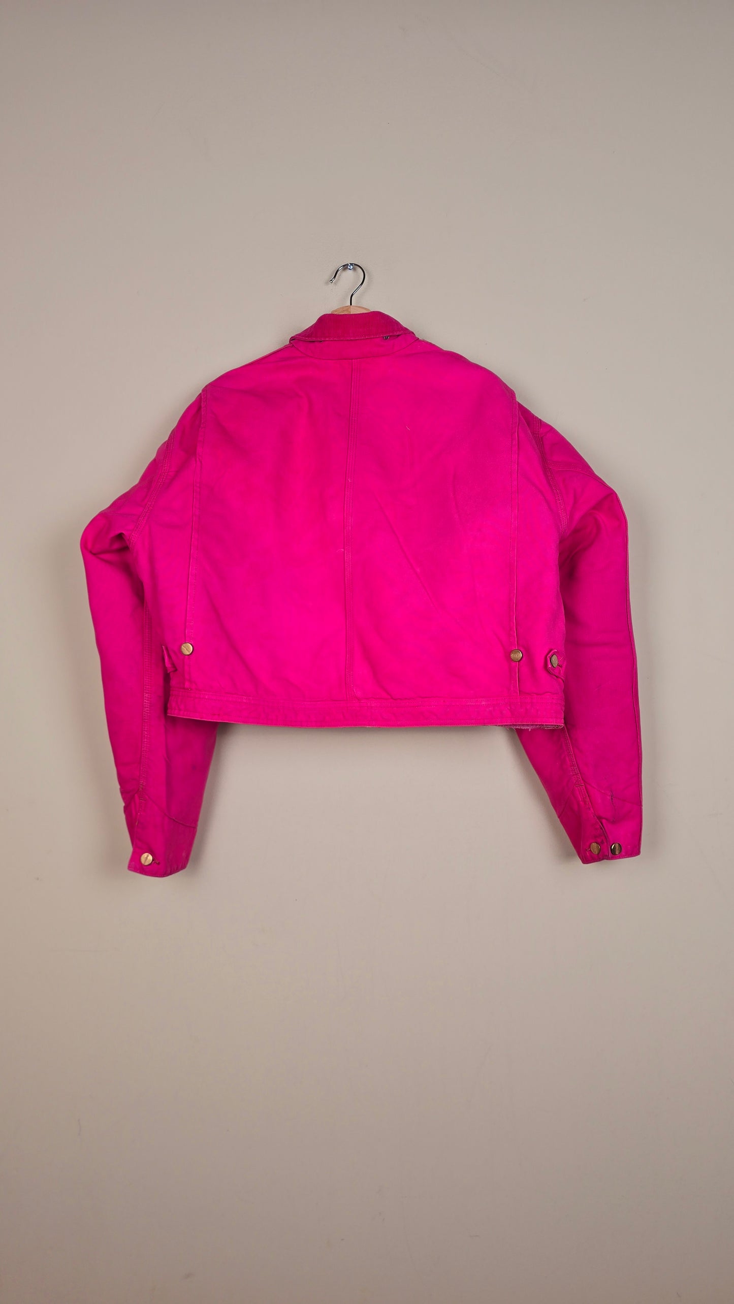 Vintage Carhartt X NY Yankees Cropped Jacket | Pink | Size L | 139