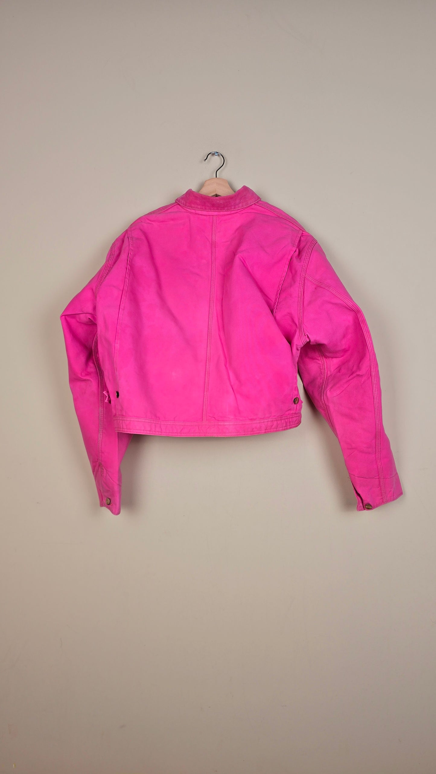 Vintage Carhartt X NY Yankees Cropped Jacket | Pink | Size L | 140
