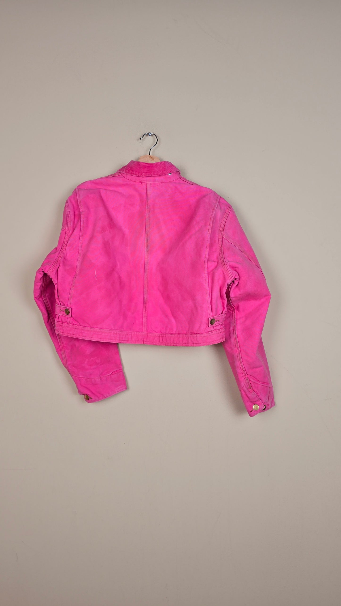 Vintage Carhartt X NY Yankees Cropped Jacket | Pink | Size M | 141