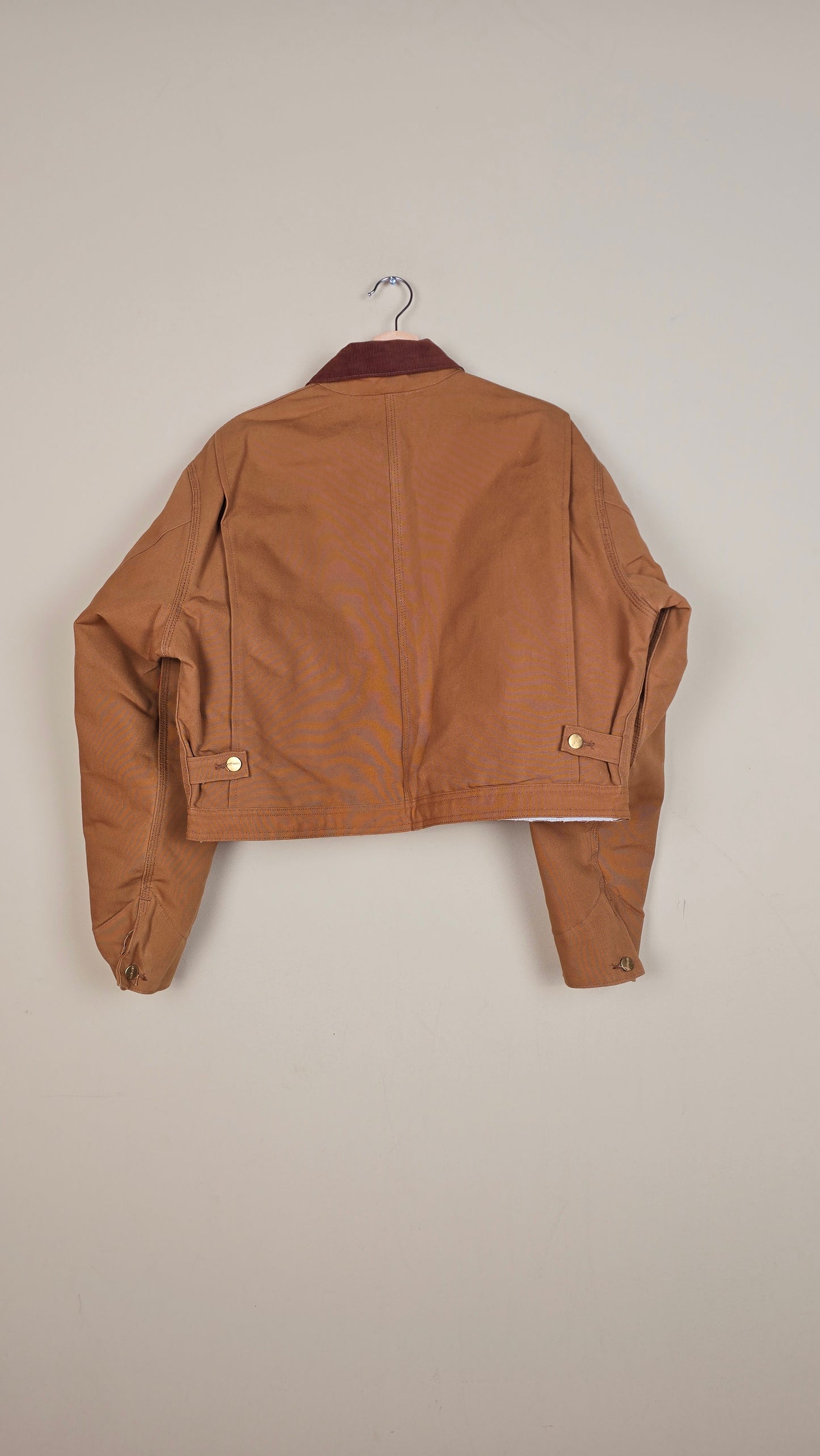 Vintage Carhartt X NY Yankees Cropped Jacket | Brown | Size L | 159