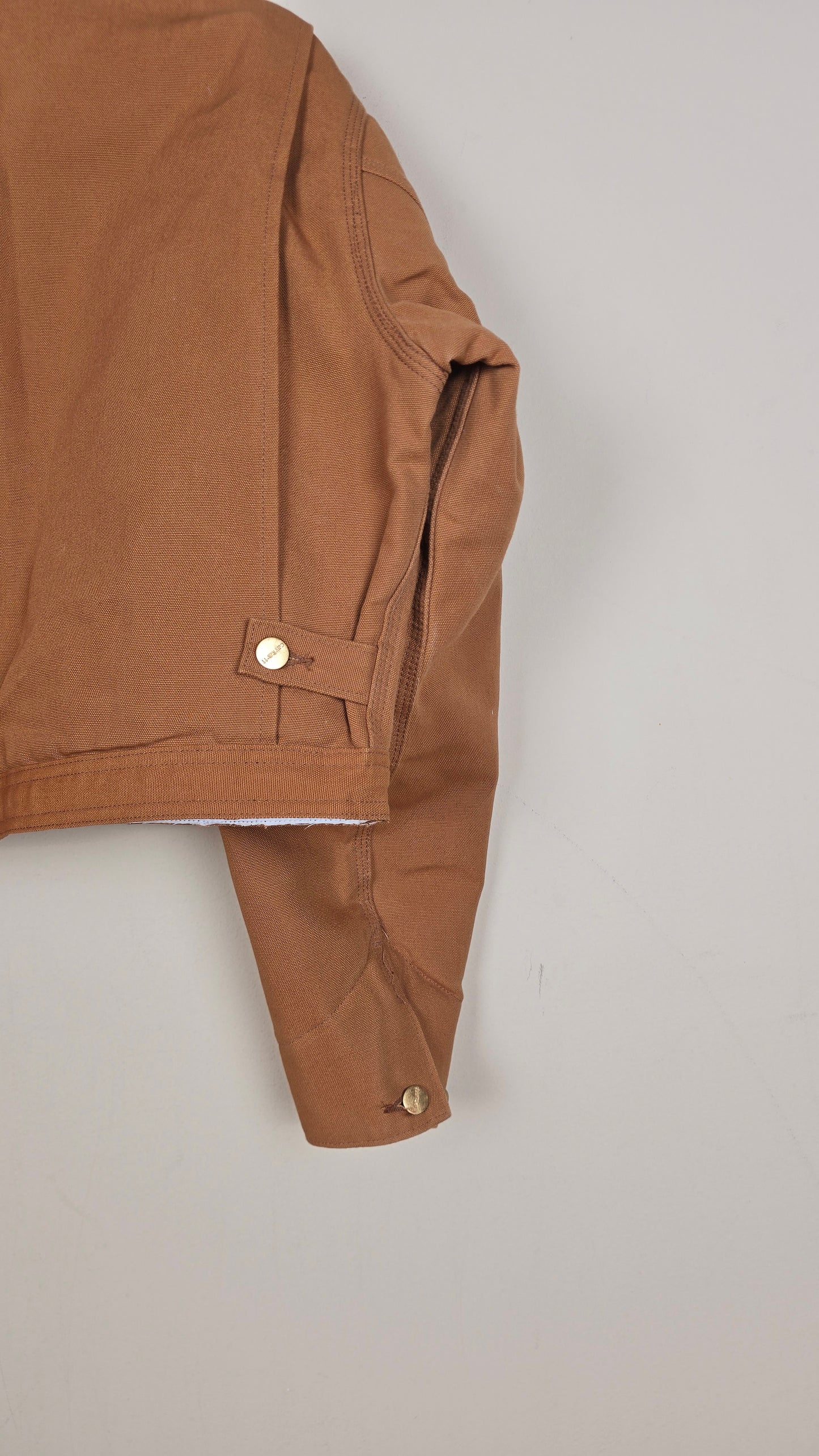 Vintage Carhartt X NY Yankees Cropped Jacket | Brown | Size L | 159