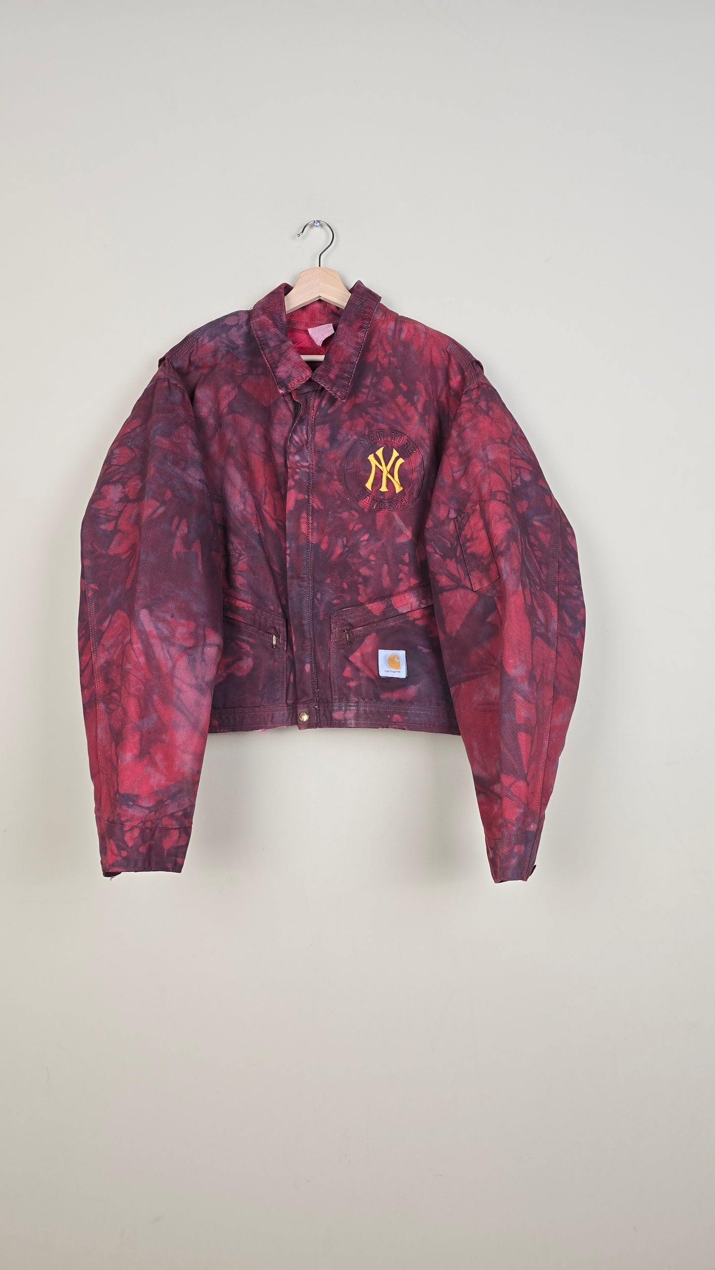 Vintage Carhartt X NY Yankees Cropped Jacket | Camo | Size 2XL | 146