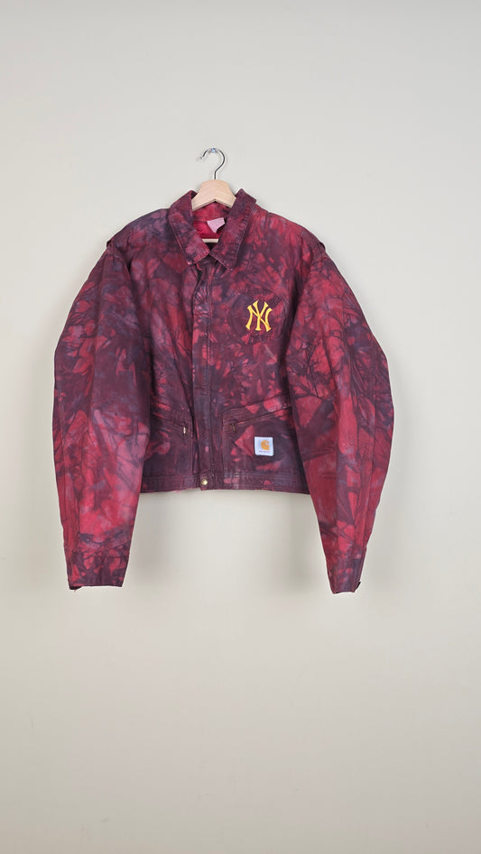 Vintage Carhartt X NY Yankees Cropped Jacket | Camo | Size 2XL | 146