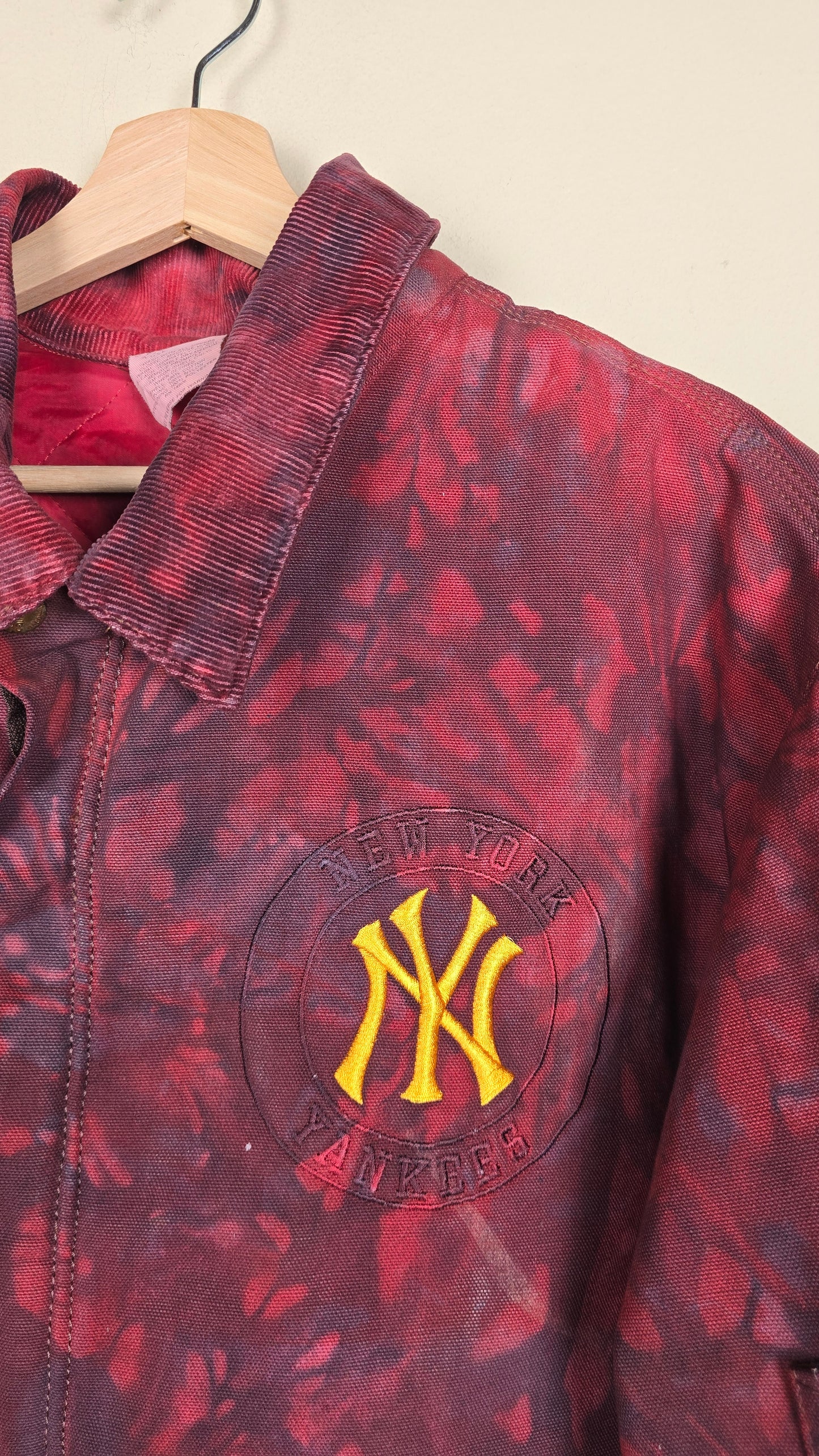 Vintage Carhartt X NY Yankees Cropped Jacket | Camo | Size 2XL | 146