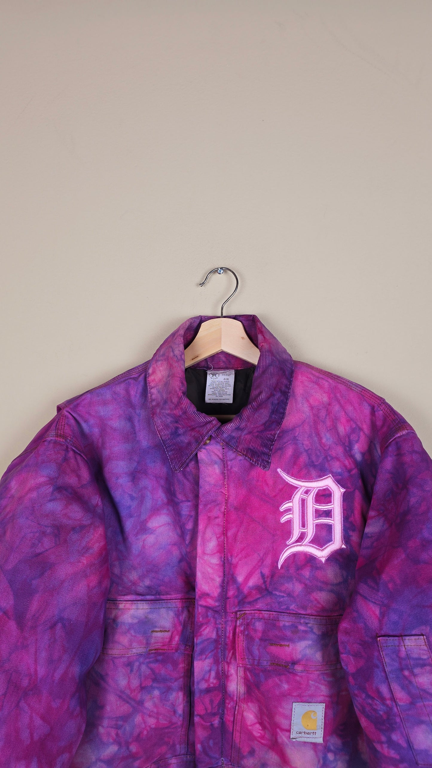 Vintage Carhartt X Detroit Cropped Jacket | Camo | Size L | 149