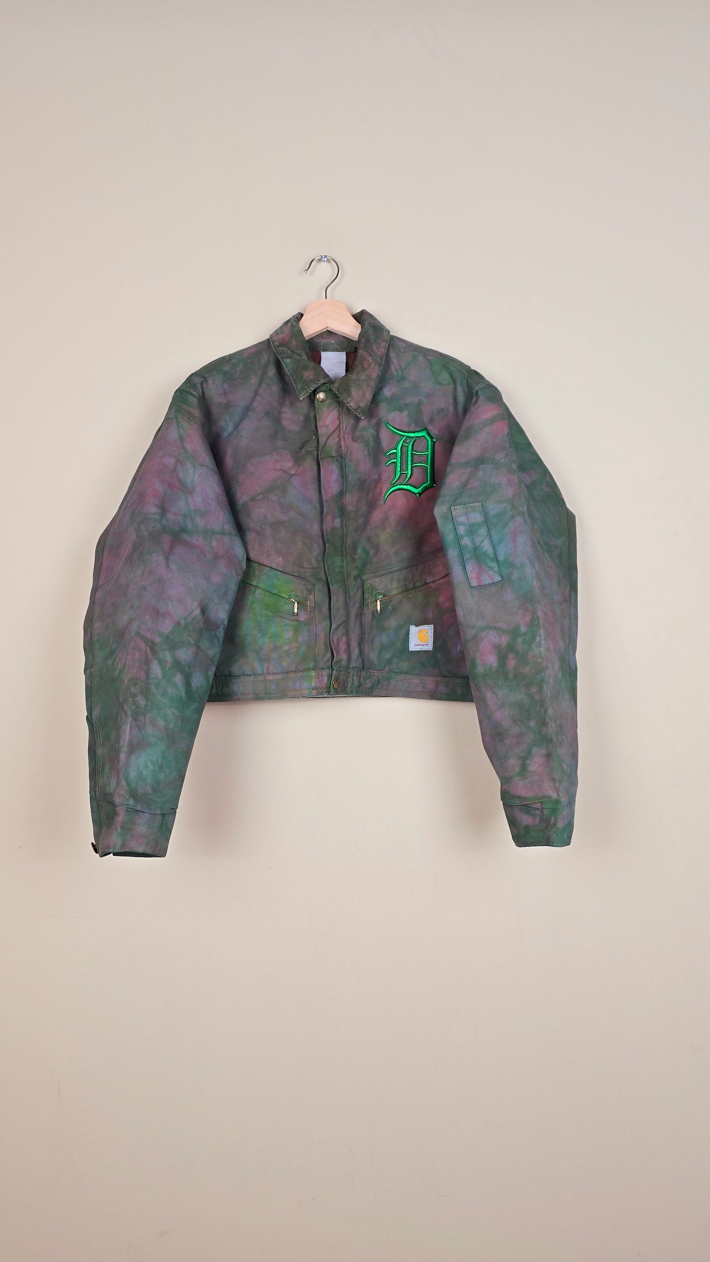 Vintage Carhartt X Detroit Cropped Jacket | Camo | Size M | 152
