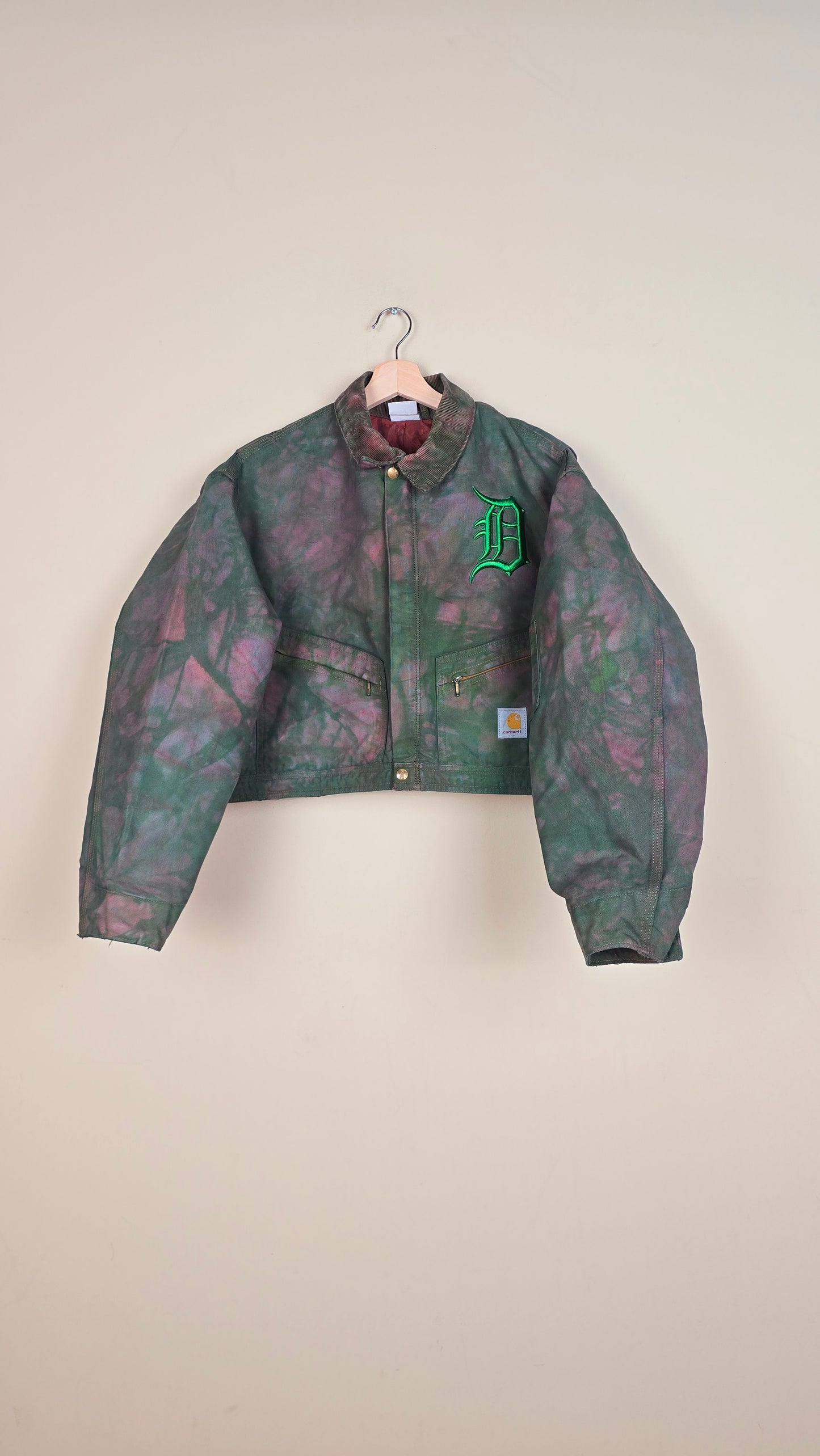 Vintage Carhartt X Detroit Cropped Jacket | Camo 153 | Size XS