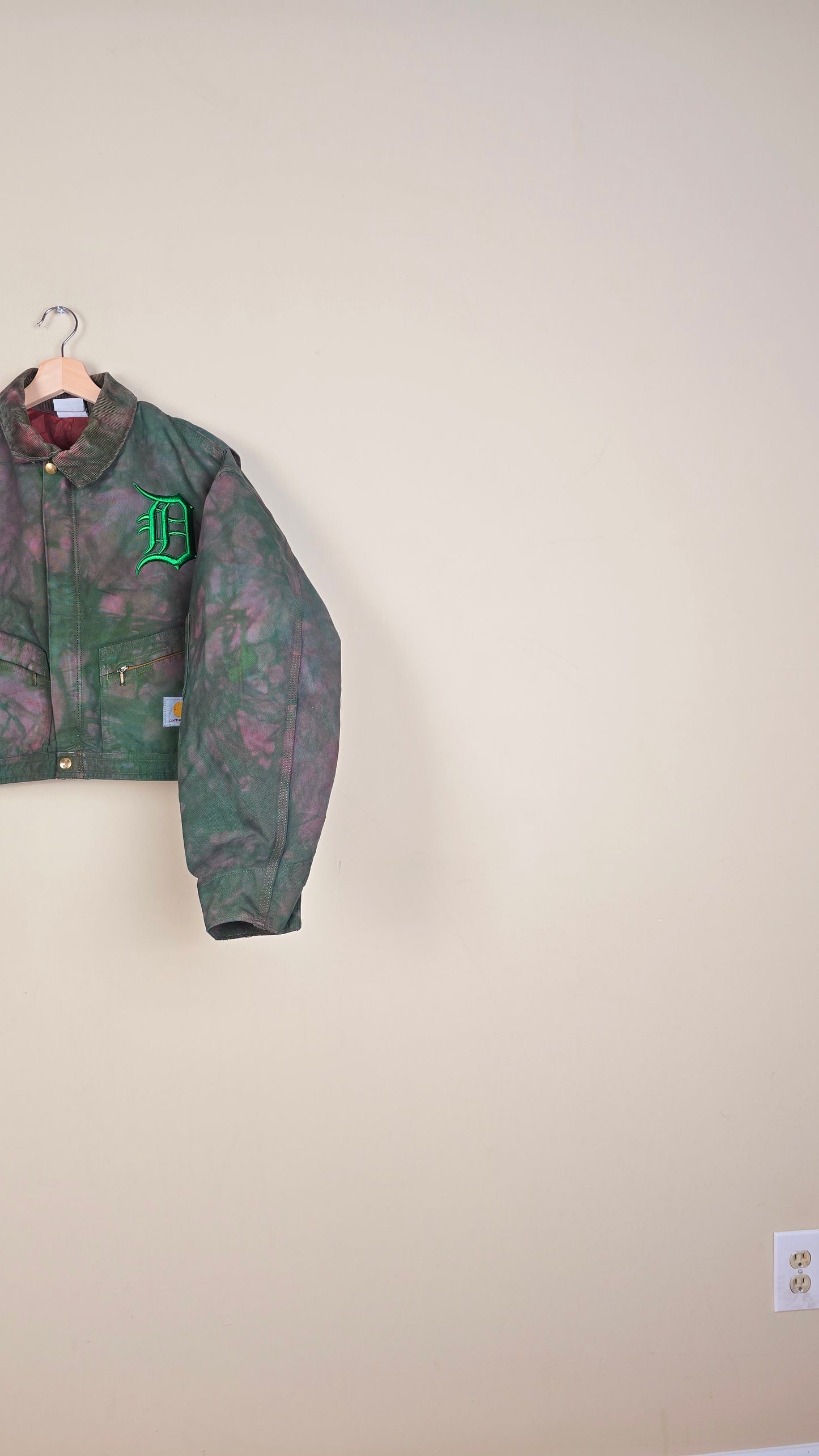 Vintage Carhartt X Detroit Cropped Jacket | Camo 153 | Size XS