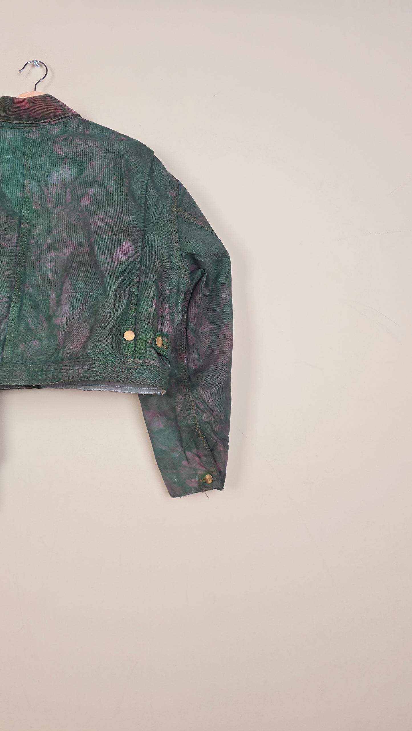 Vintage Carhartt X Detroit Cropped Jacket | Camo 153 | Size XS