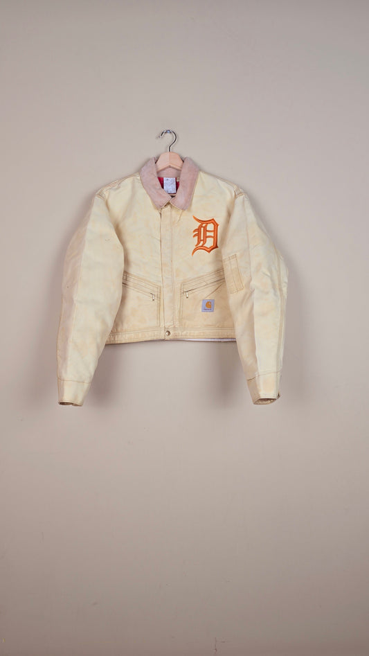 Vintage Carhartt X Detroit Cropped Jacket | Beige | Size M | 154