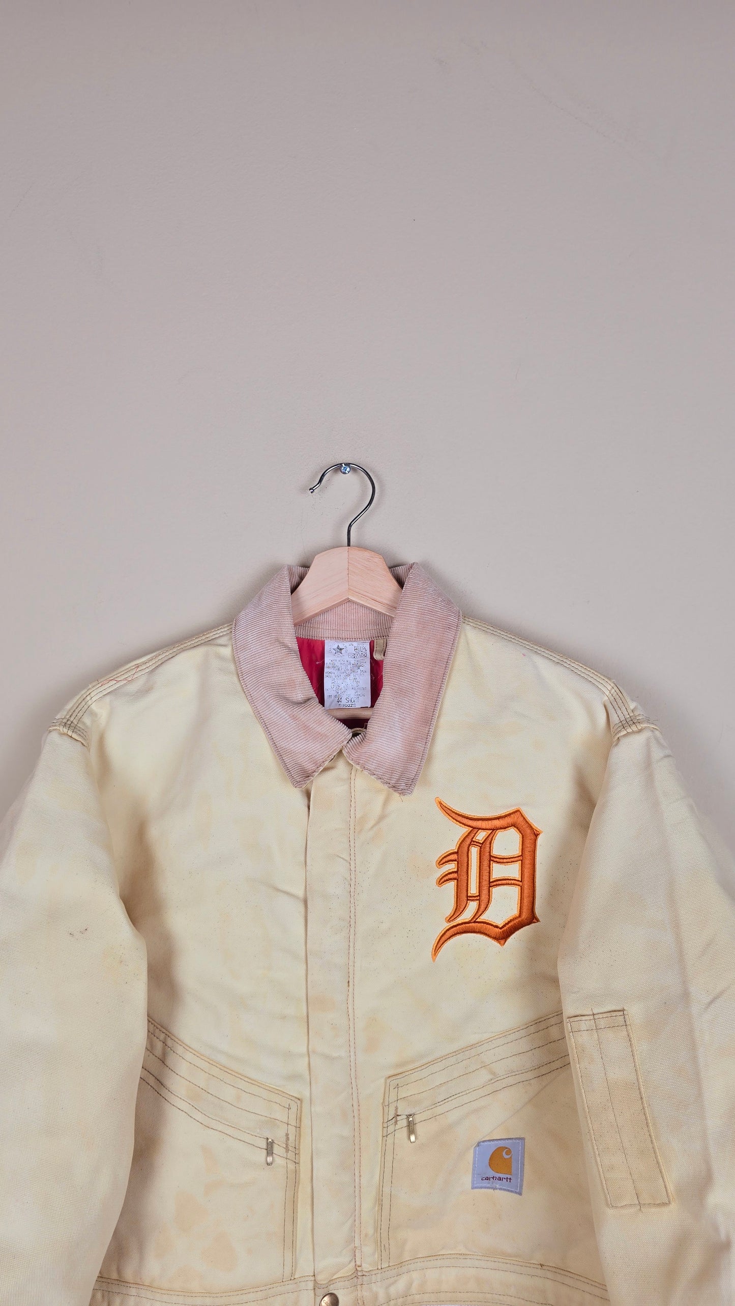 Vintage Carhartt X Detroit Cropped Jacket | Beige | Size M | 154