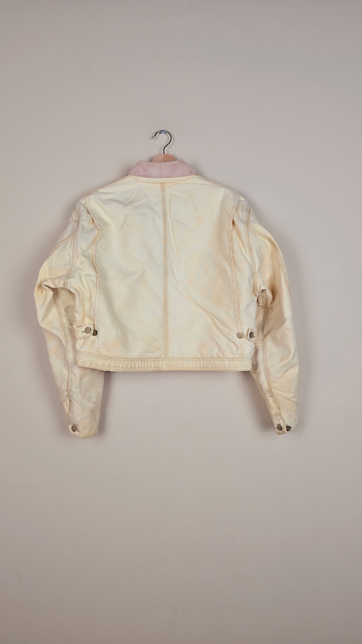 Vintage Carhartt X Detroit Cropped Jacket | Beige | Size M | 154