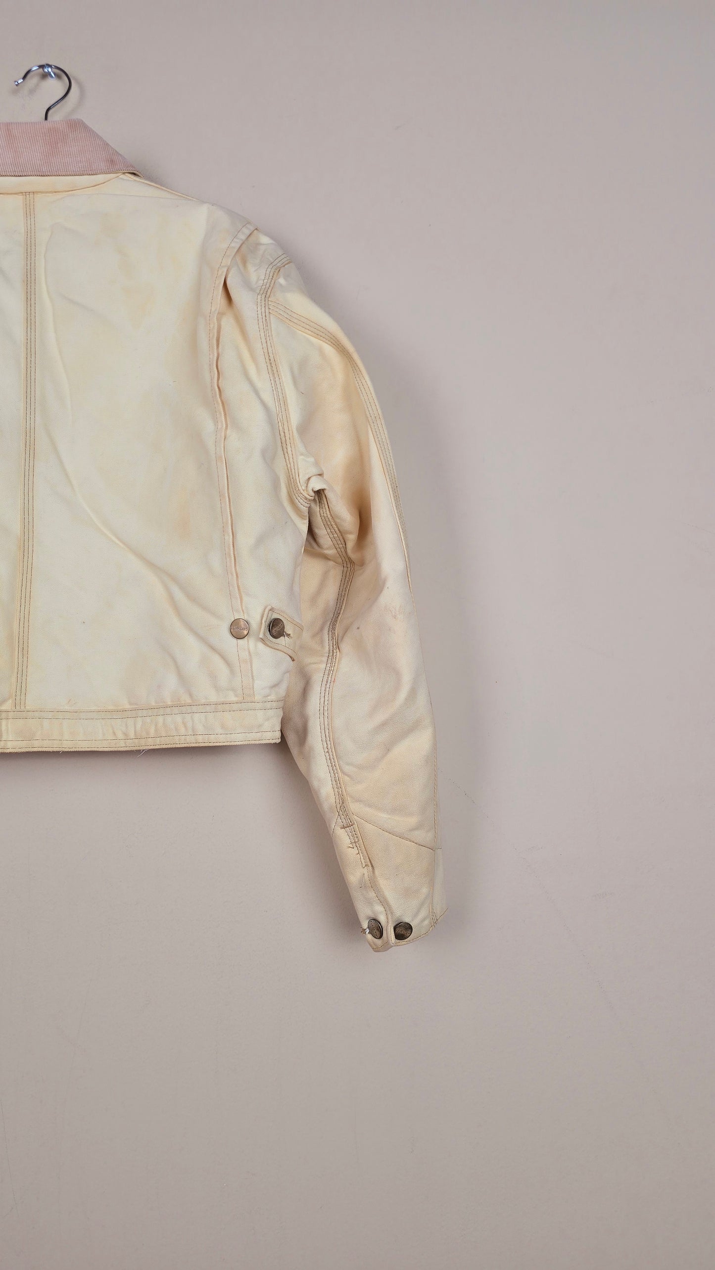 Vintage Carhartt X Detroit Cropped Jacket | Beige | Size M | 154