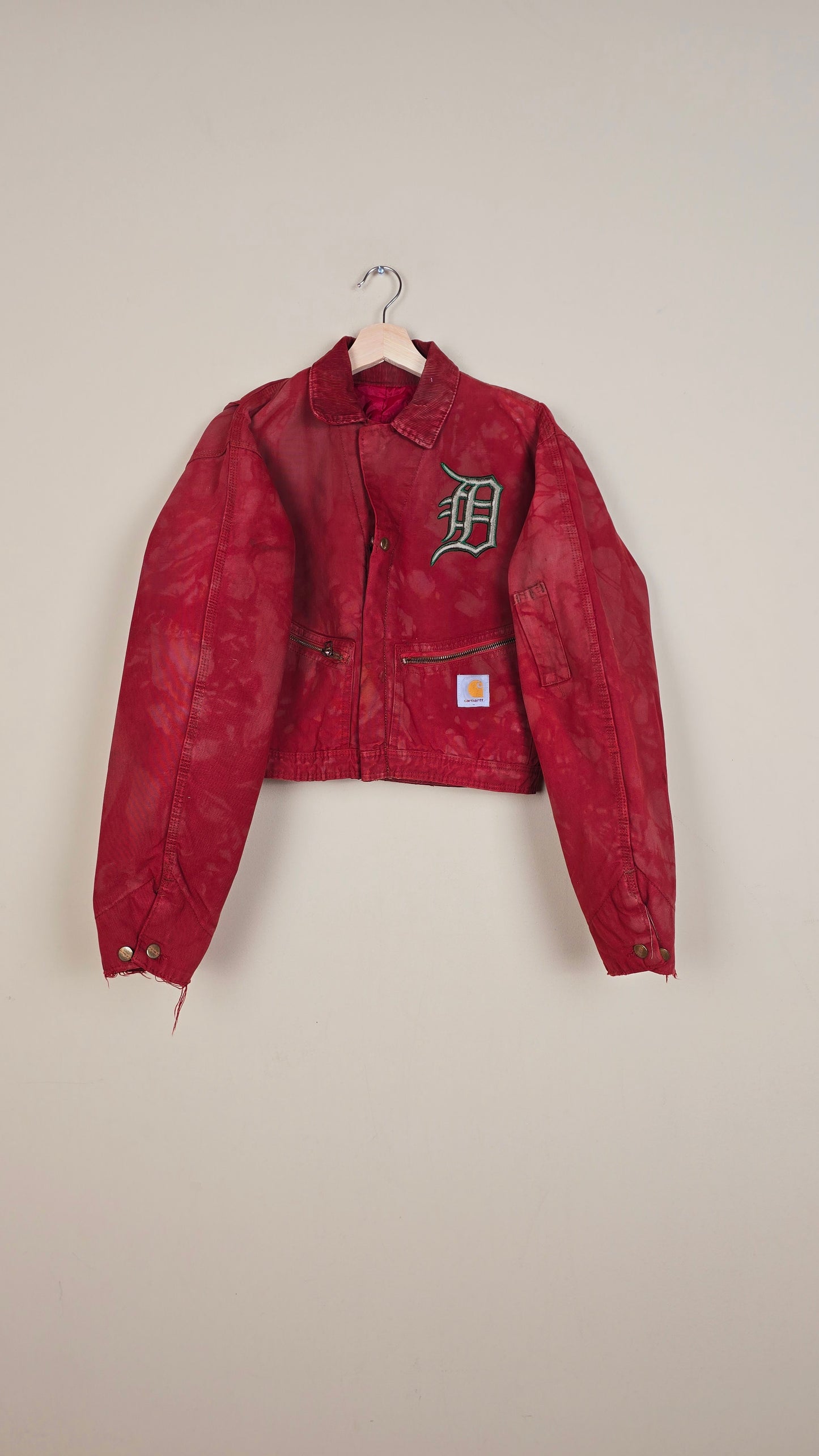 Vintage Carhartt X Detroit Cropped Jacket | Camo | Size S | 155