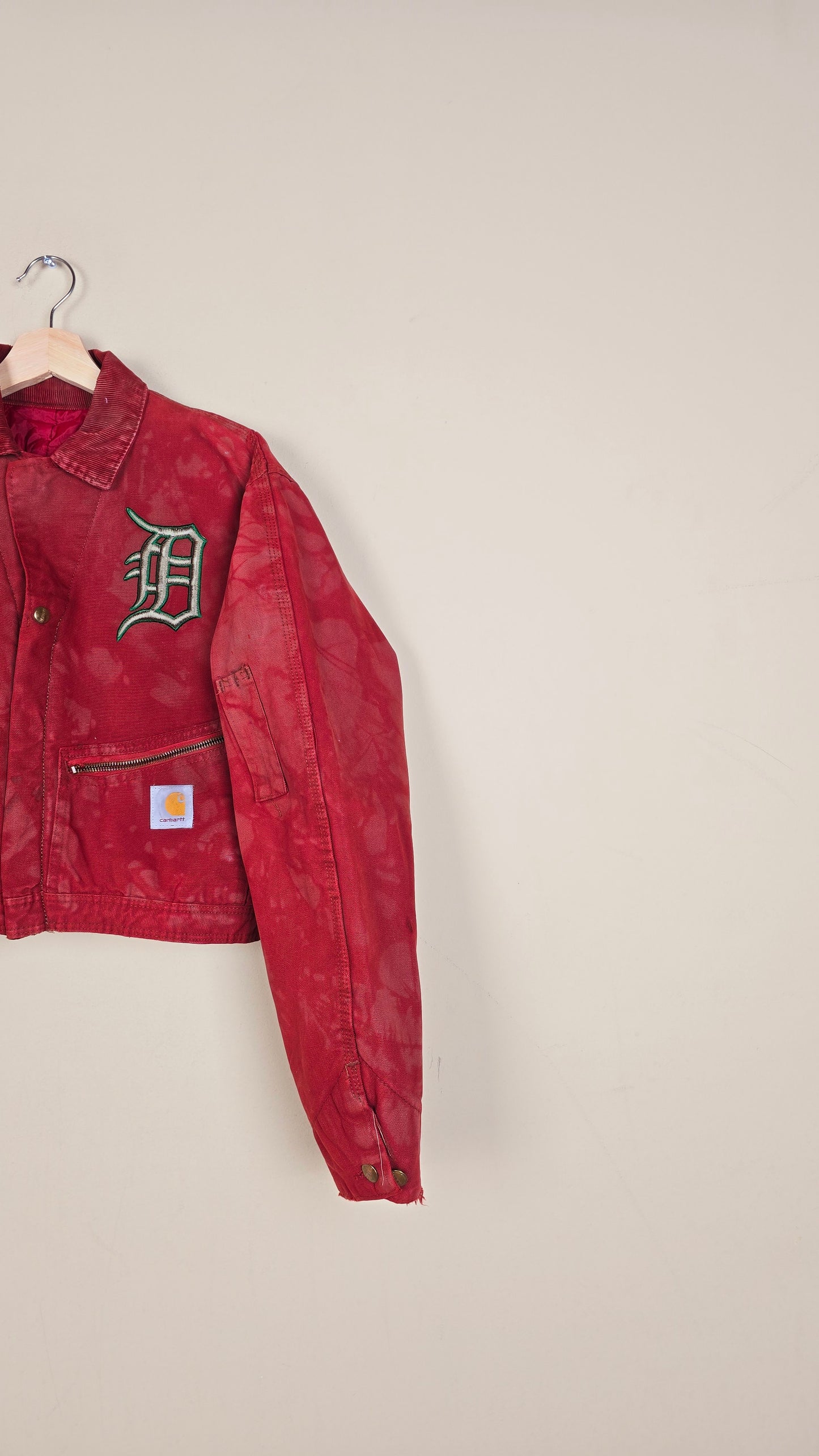 Vintage Carhartt X Detroit Cropped Jacket | Camo | Size S | 155