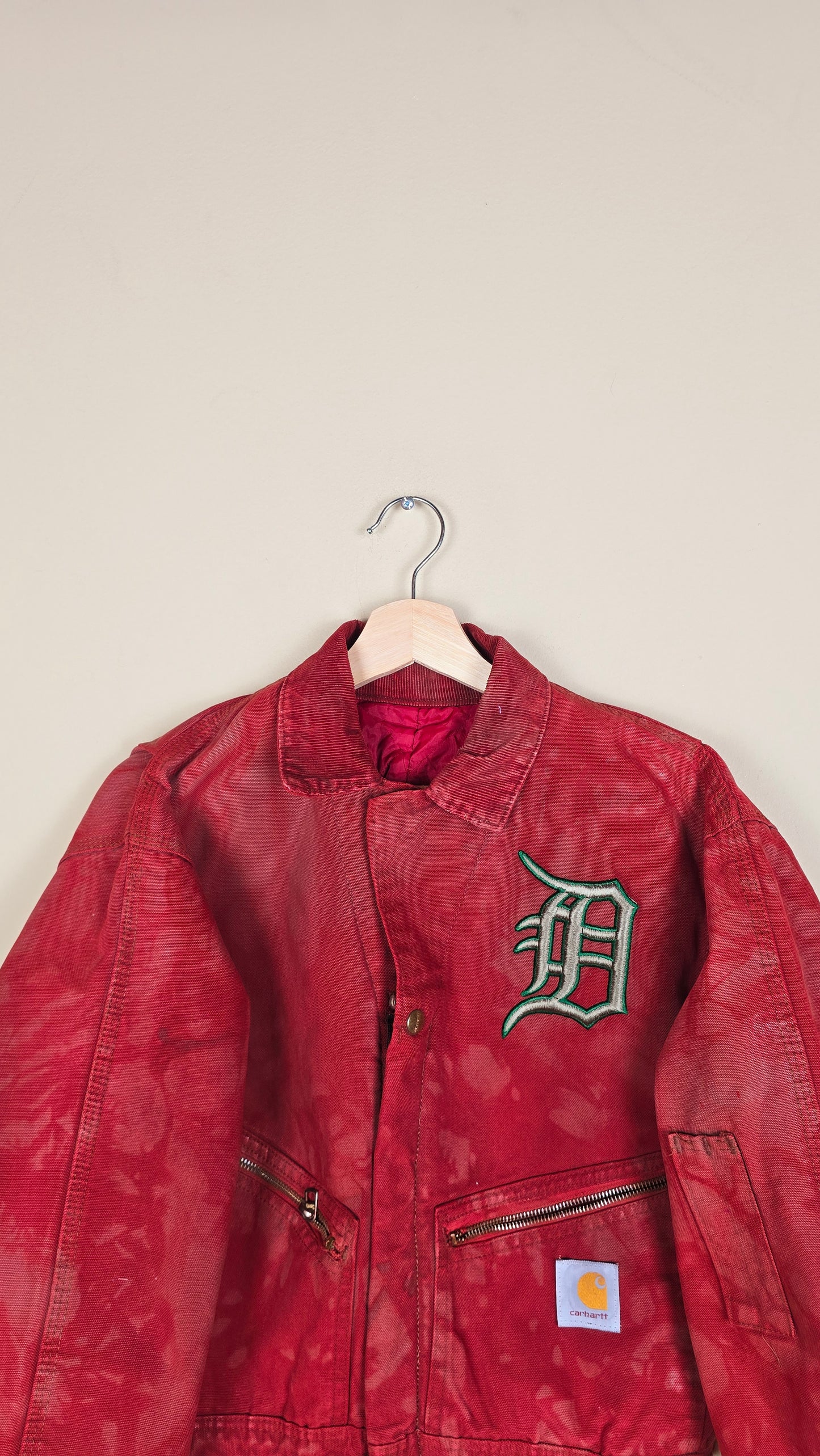 Vintage Carhartt X Detroit Cropped Jacket | Camo | Size S | 155