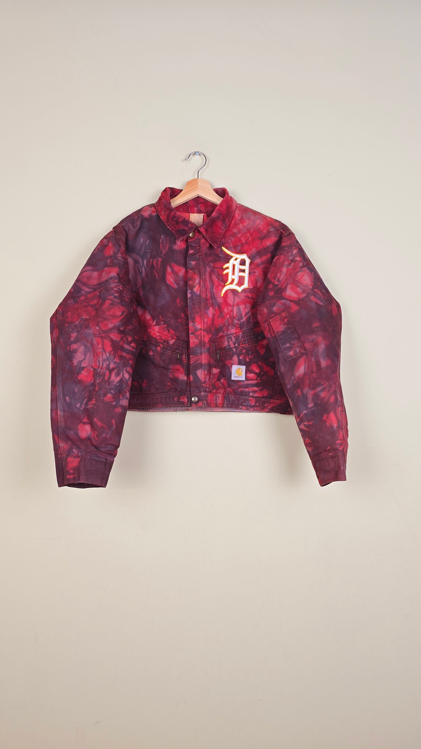 Vintage Carhartt X Detroit Cropped Jacket | Camo | Size L | 156