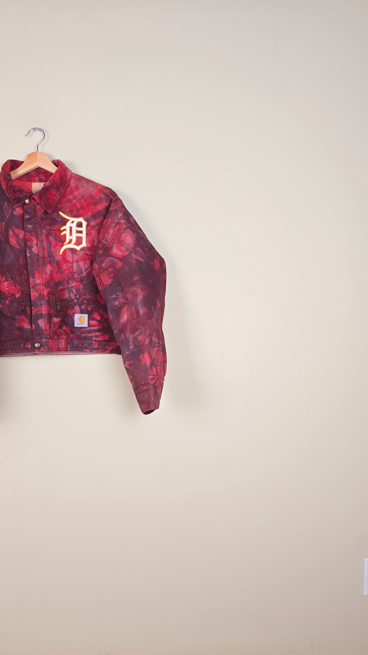 Vintage Carhartt X Detroit Cropped Jacket | Camo | Size L | 156