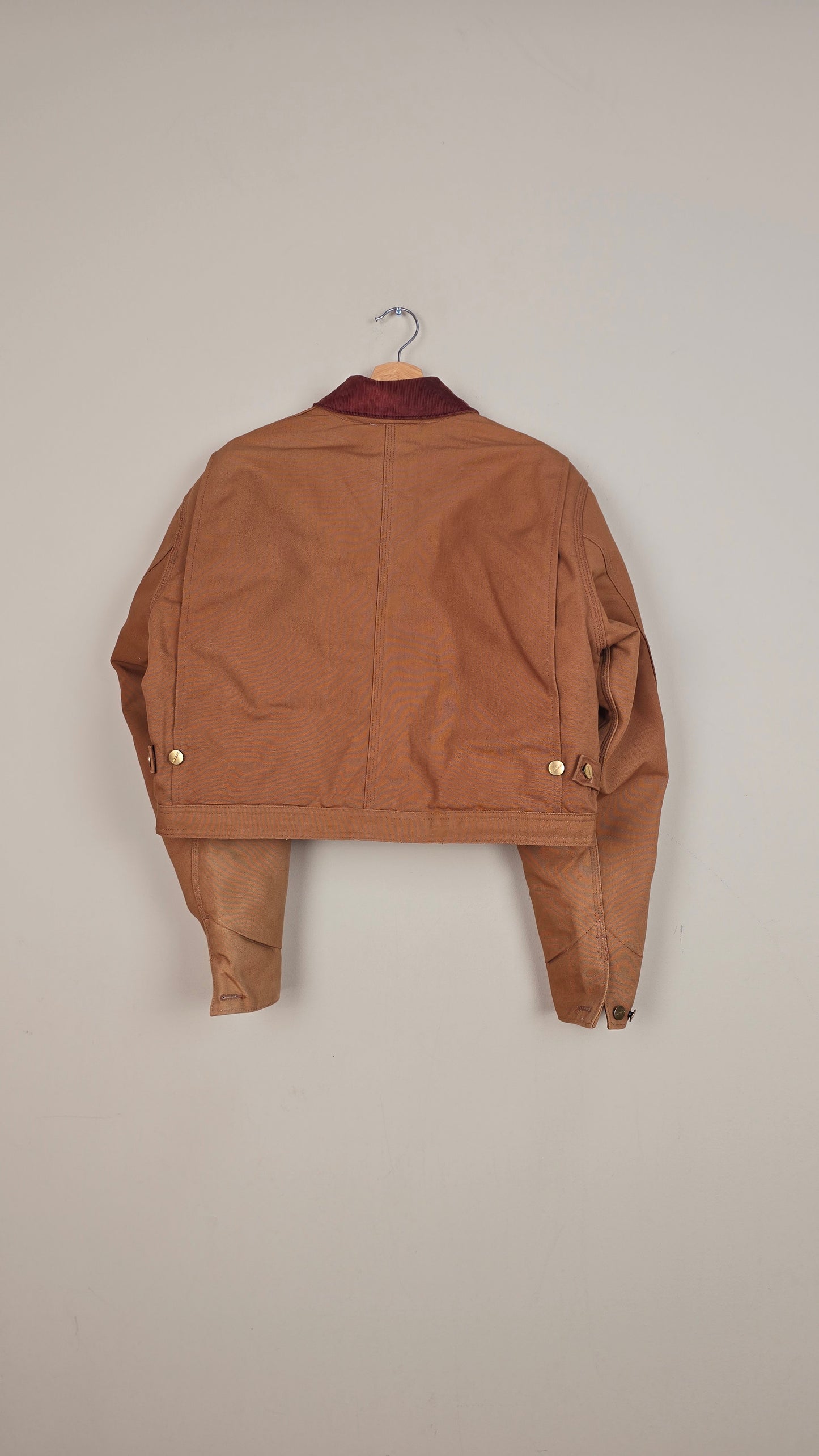 Vintage Carhartt X NY Yankees Cropped Jacket | Brown | Size M | 162