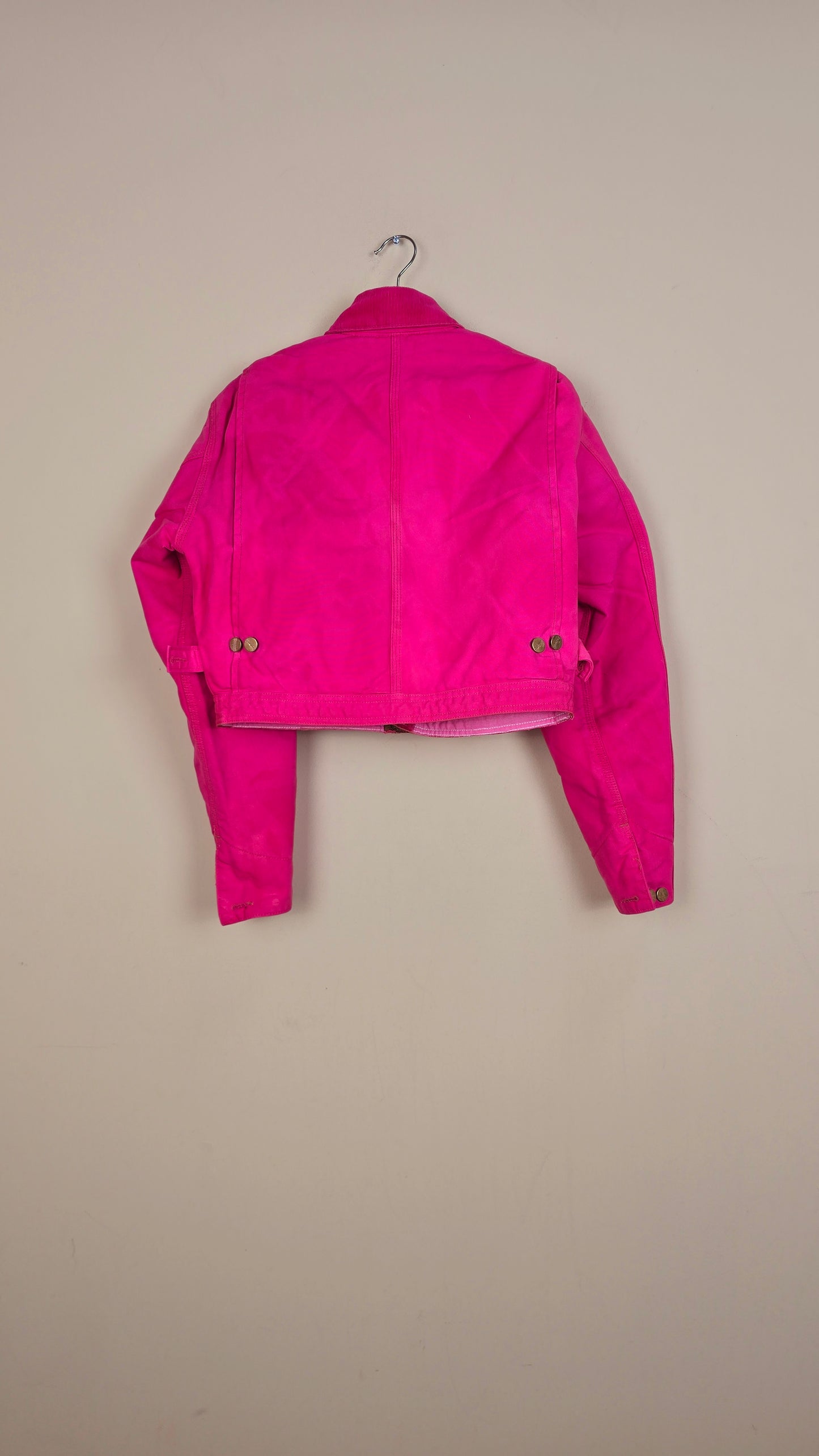 Vintage Carhartt X NY Yankees Cropped Jacket | Pink | Size S | 164