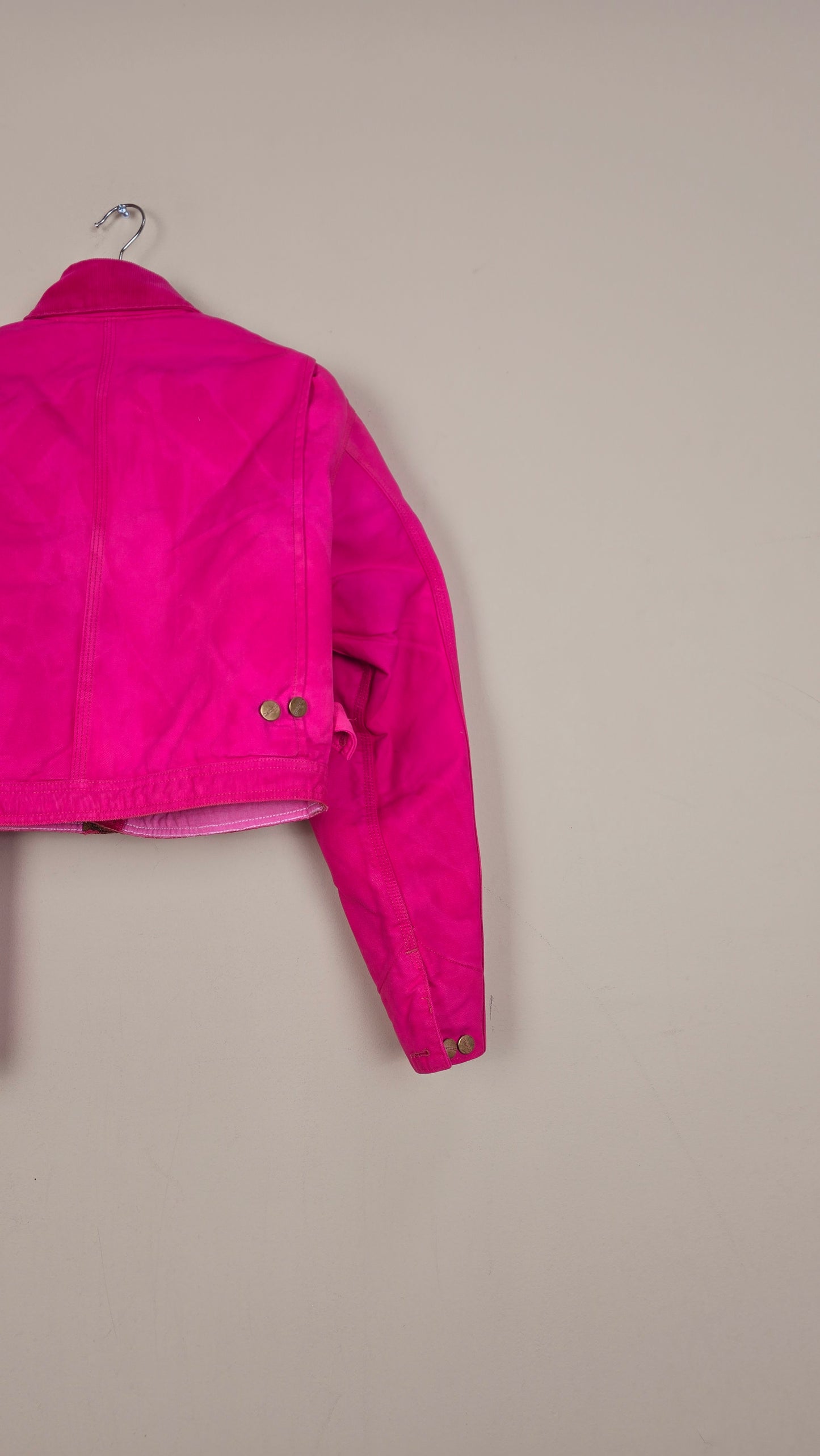 Vintage Carhartt X NY Yankees Cropped Jacket | Pink | Size S | 164