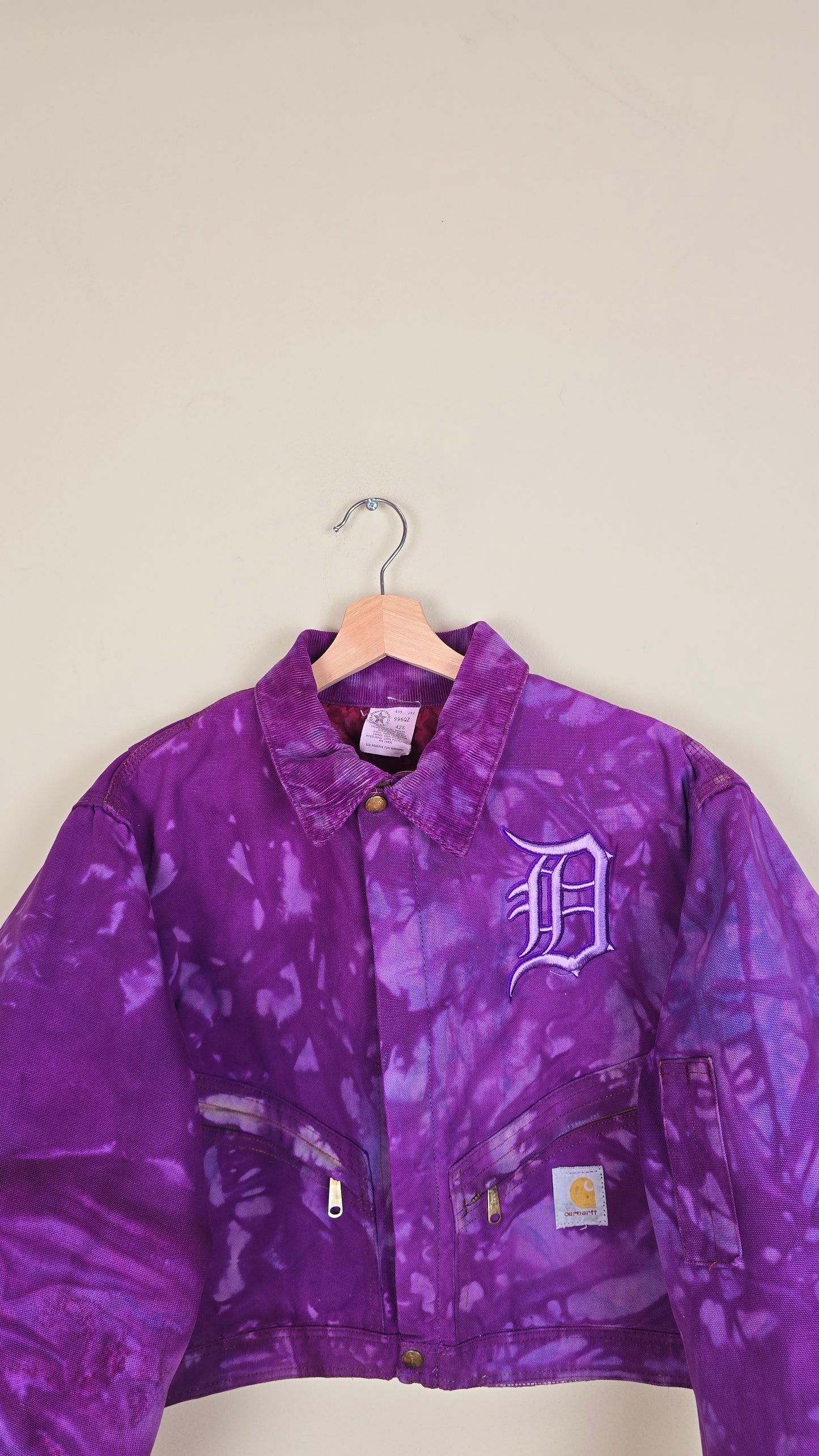 Vintage Carhartt X Detroit Cropped Jacket | Camo | Size M | 167