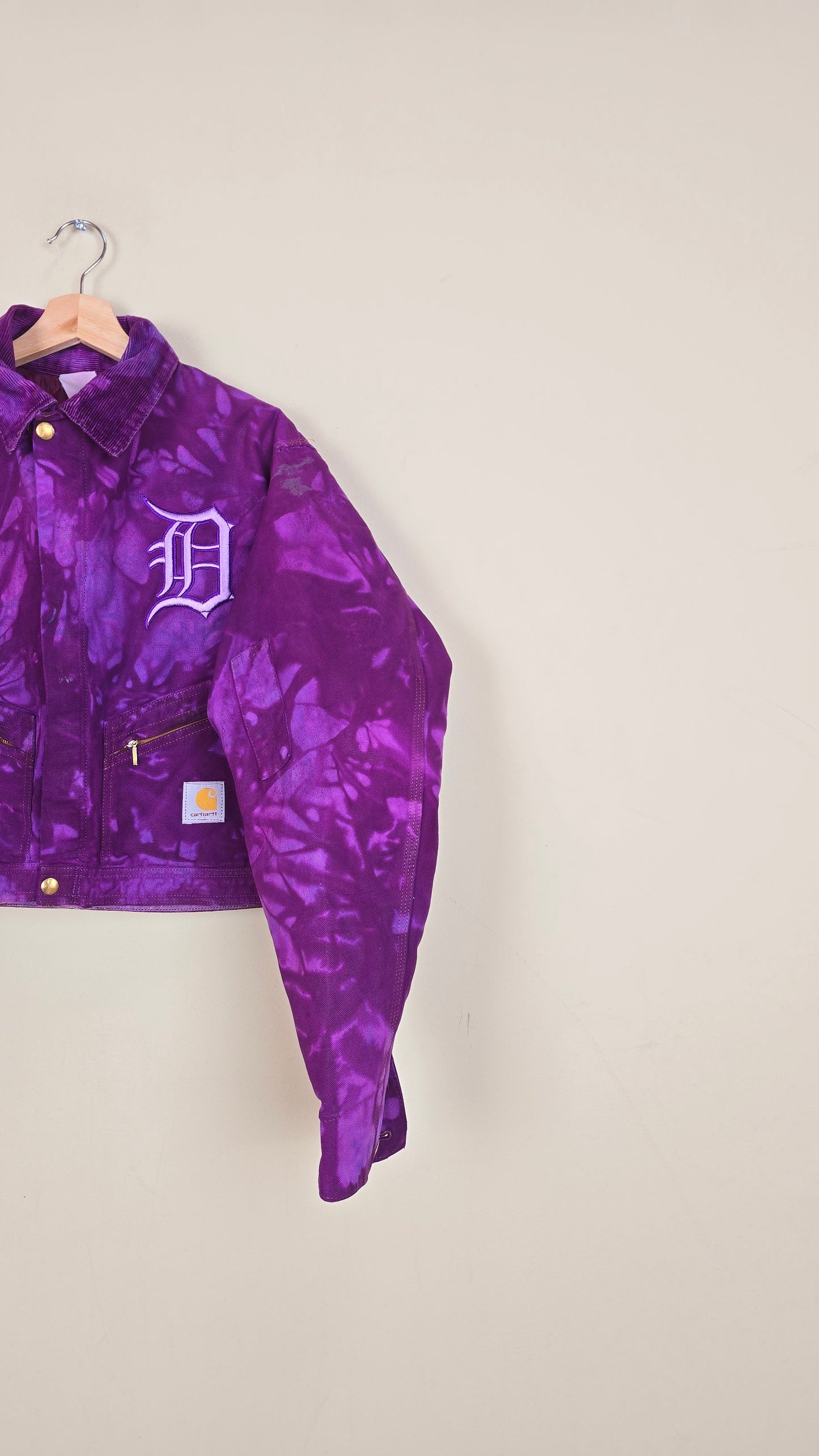 Vintage Carhartt X Detroit Cropped Jacket | Camo | Size M | 168