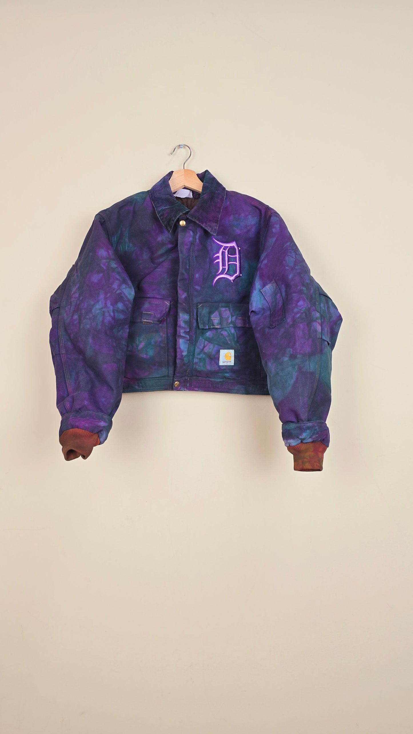 Vintage Carhartt X Detroit Cropped Jacket | Camo | Size L | 171