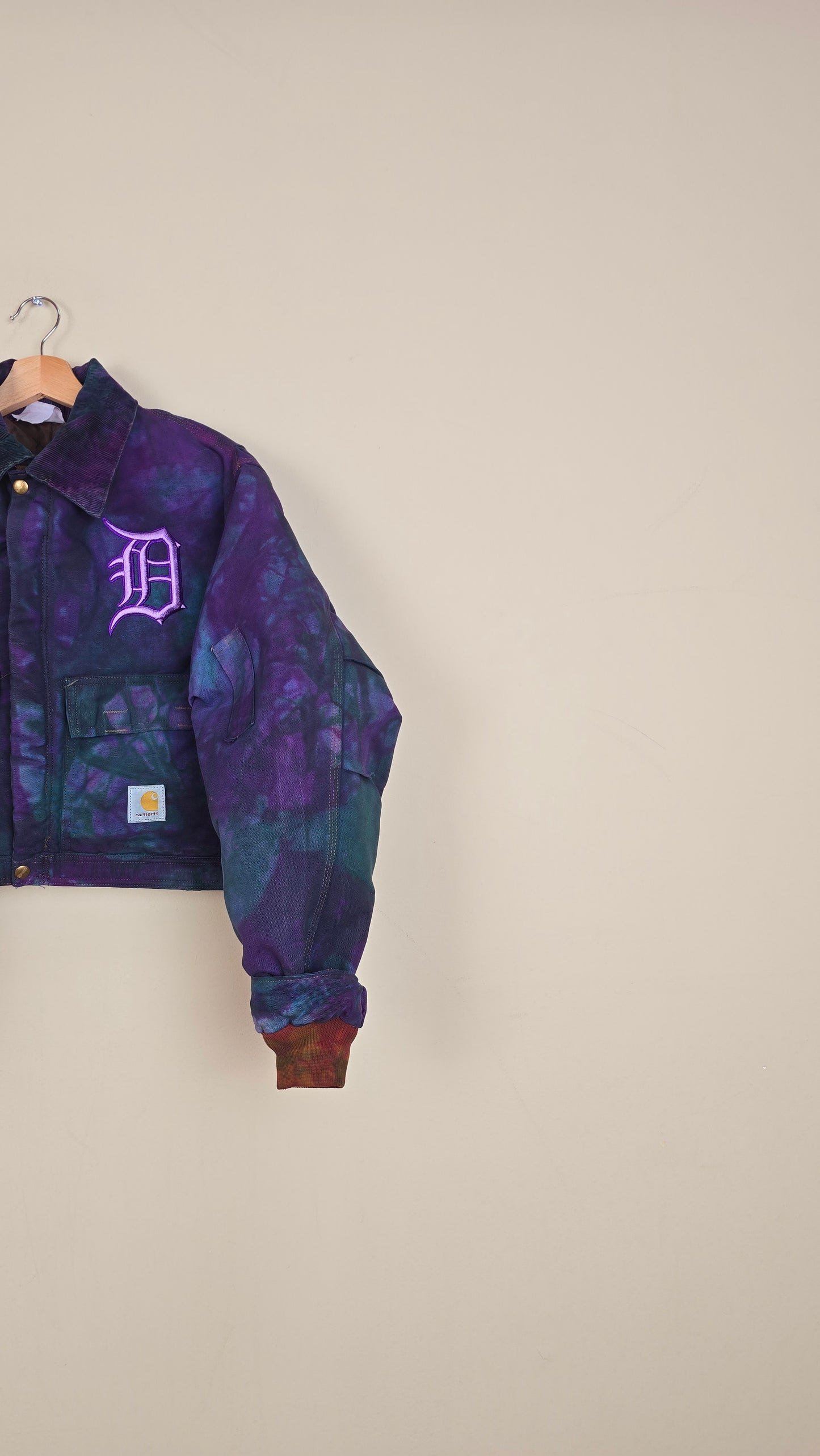 Vintage Carhartt X Detroit Cropped Jacket | Camo | Size L | 171
