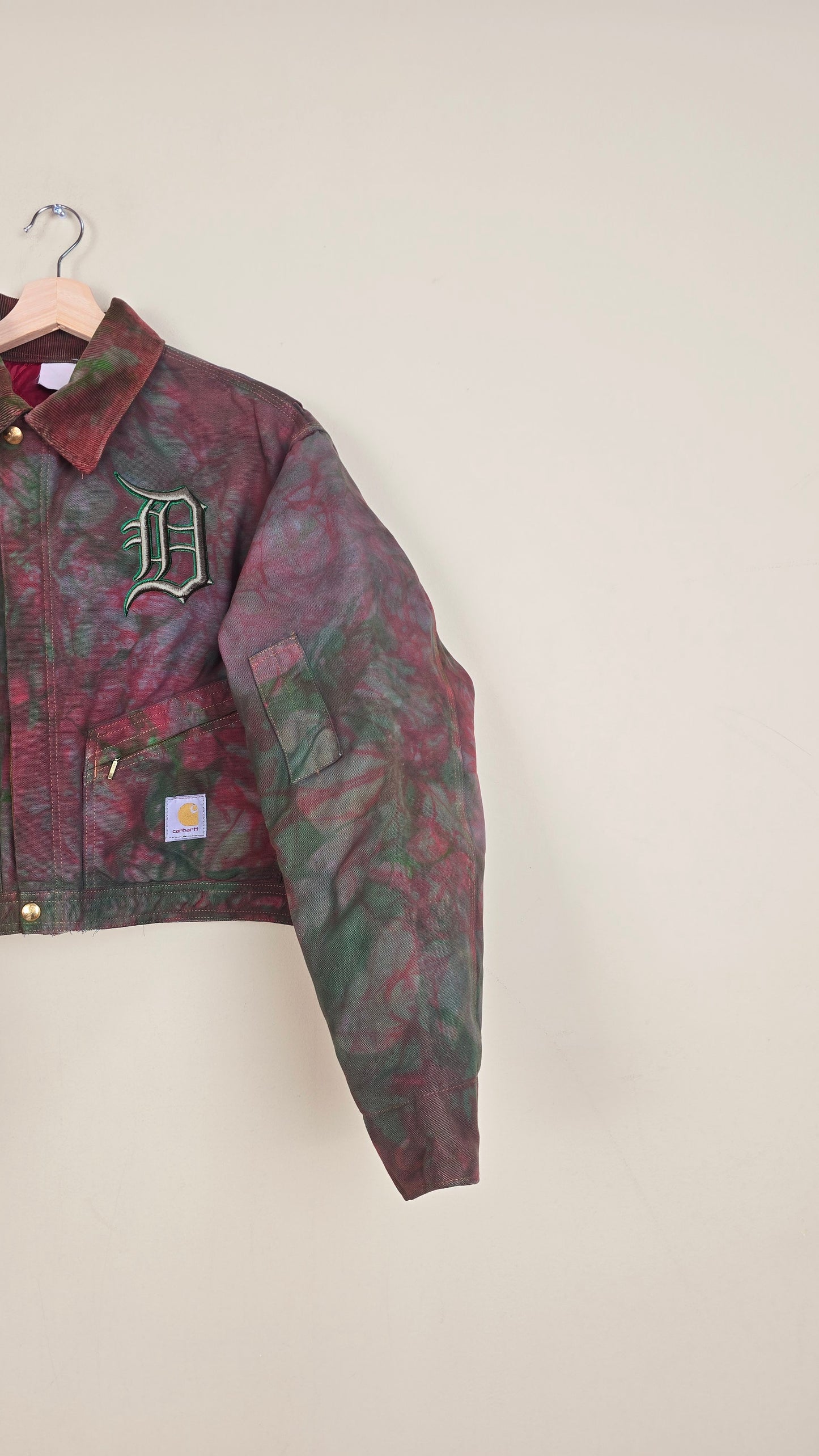 Vintage Carhartt X Detroit Cropped Jacket | Camo | Size L | 173