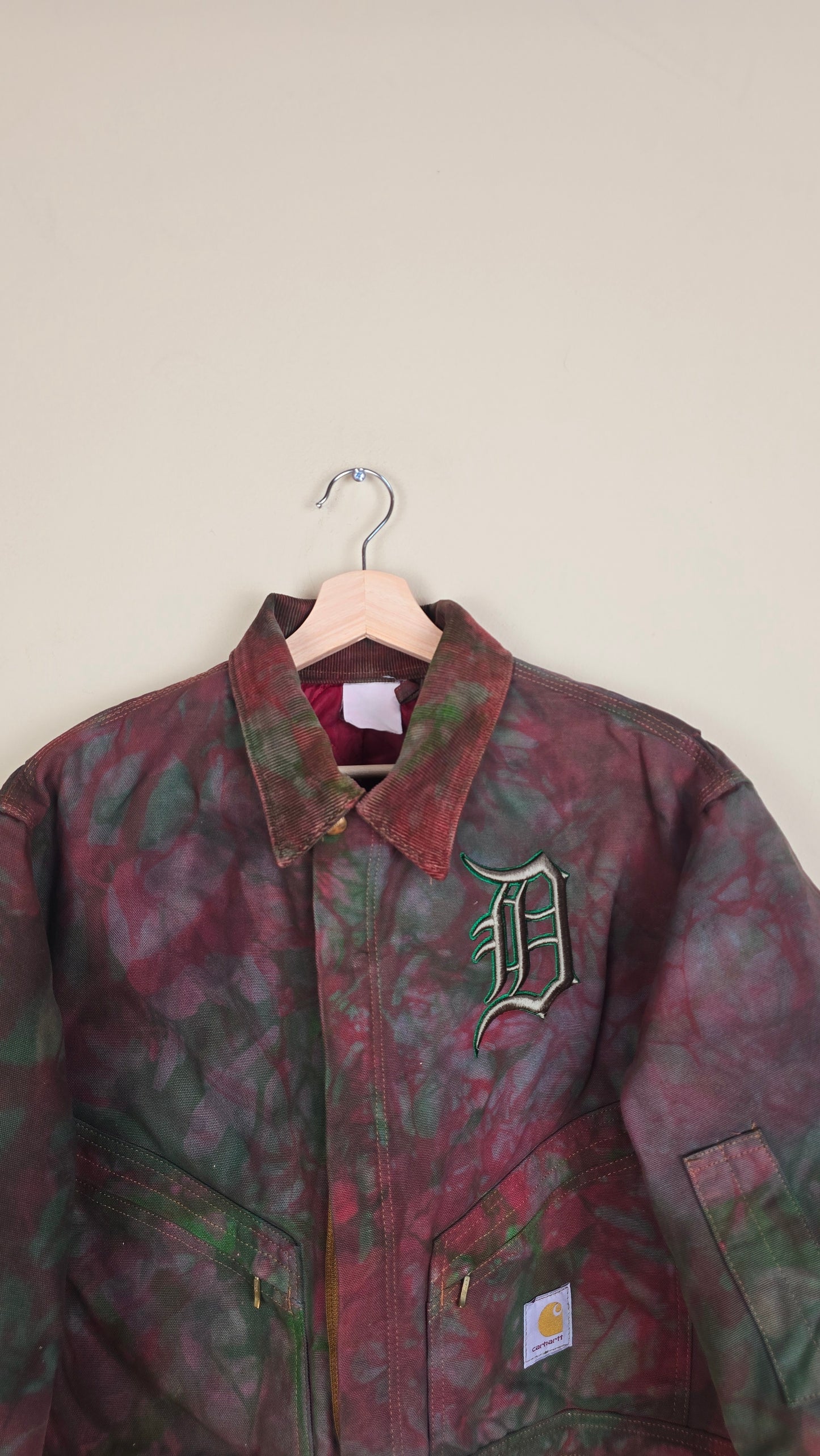 Vintage Carhartt X Detroit Cropped Jacket | Camo | Size L | 173