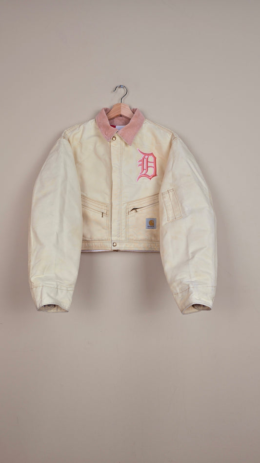 Vintage Carhartt X Detroit Cropped Jacket | Beige | Size M | 175