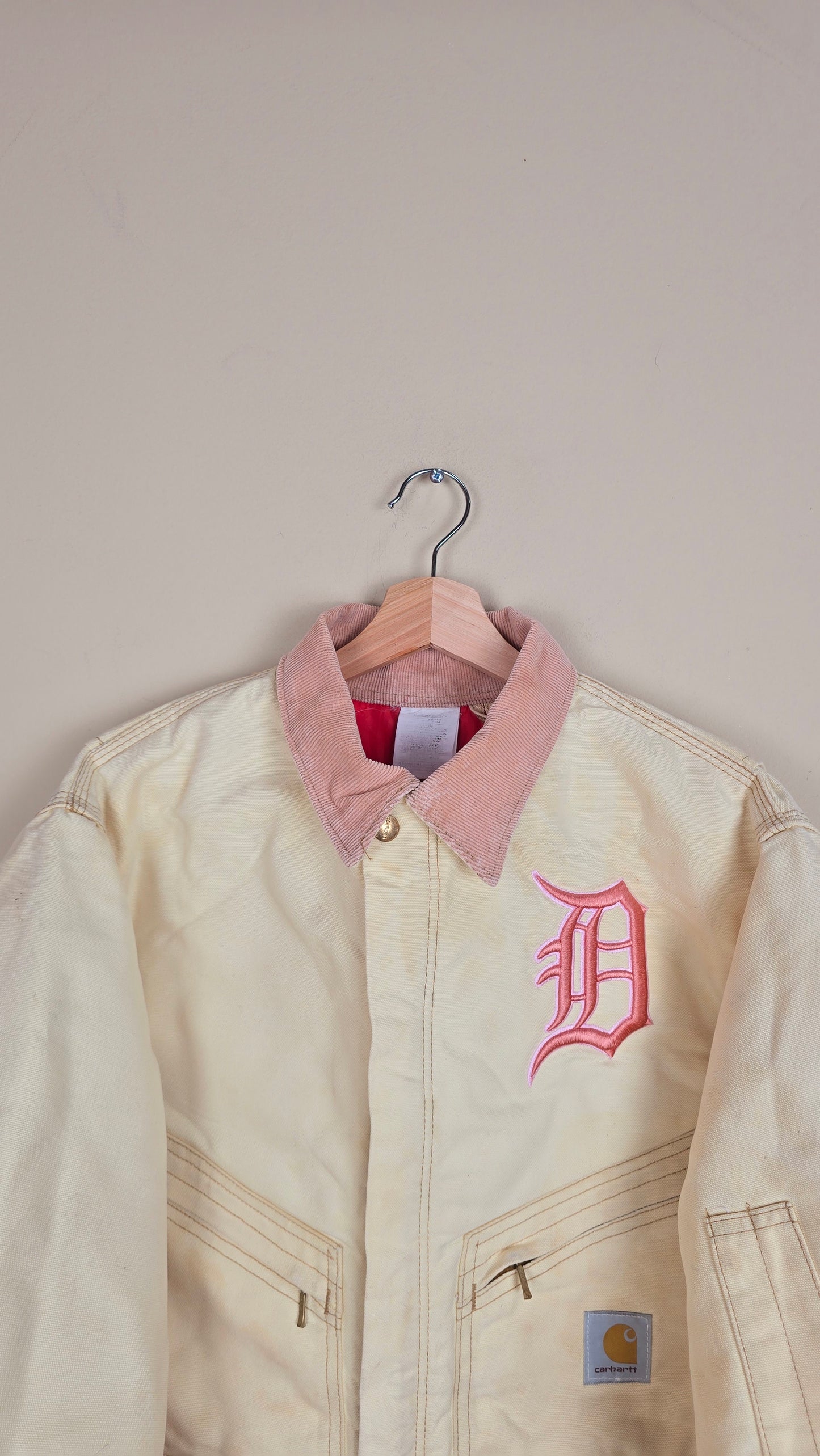Vintage Carhartt X Detroit Cropped Jacket | Beige | Size M | 175