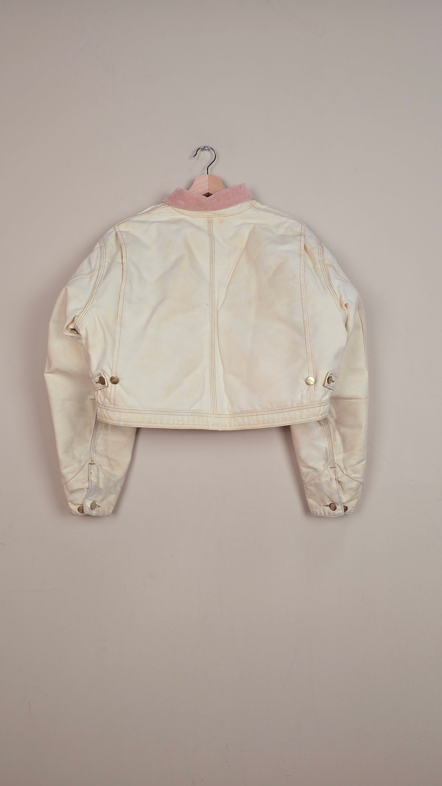 Vintage Carhartt X Detroit Cropped Jacket | Beige | Size M | 175