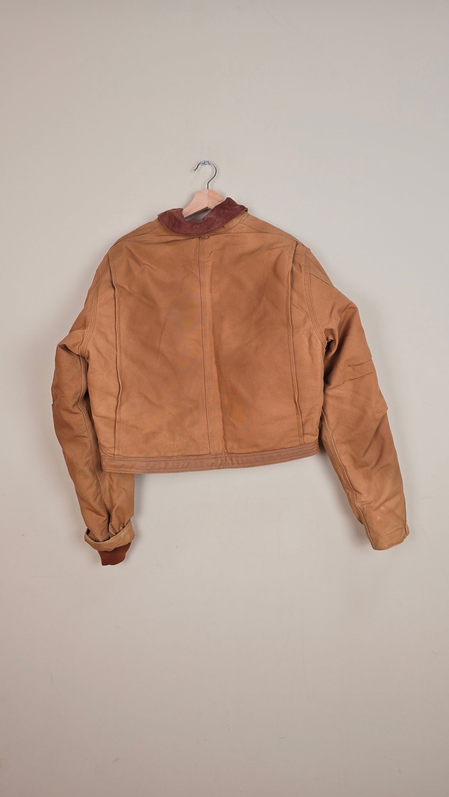 Vintage Carhartt X NY Yankees Cropped Jacket | Brown | Size L | 178