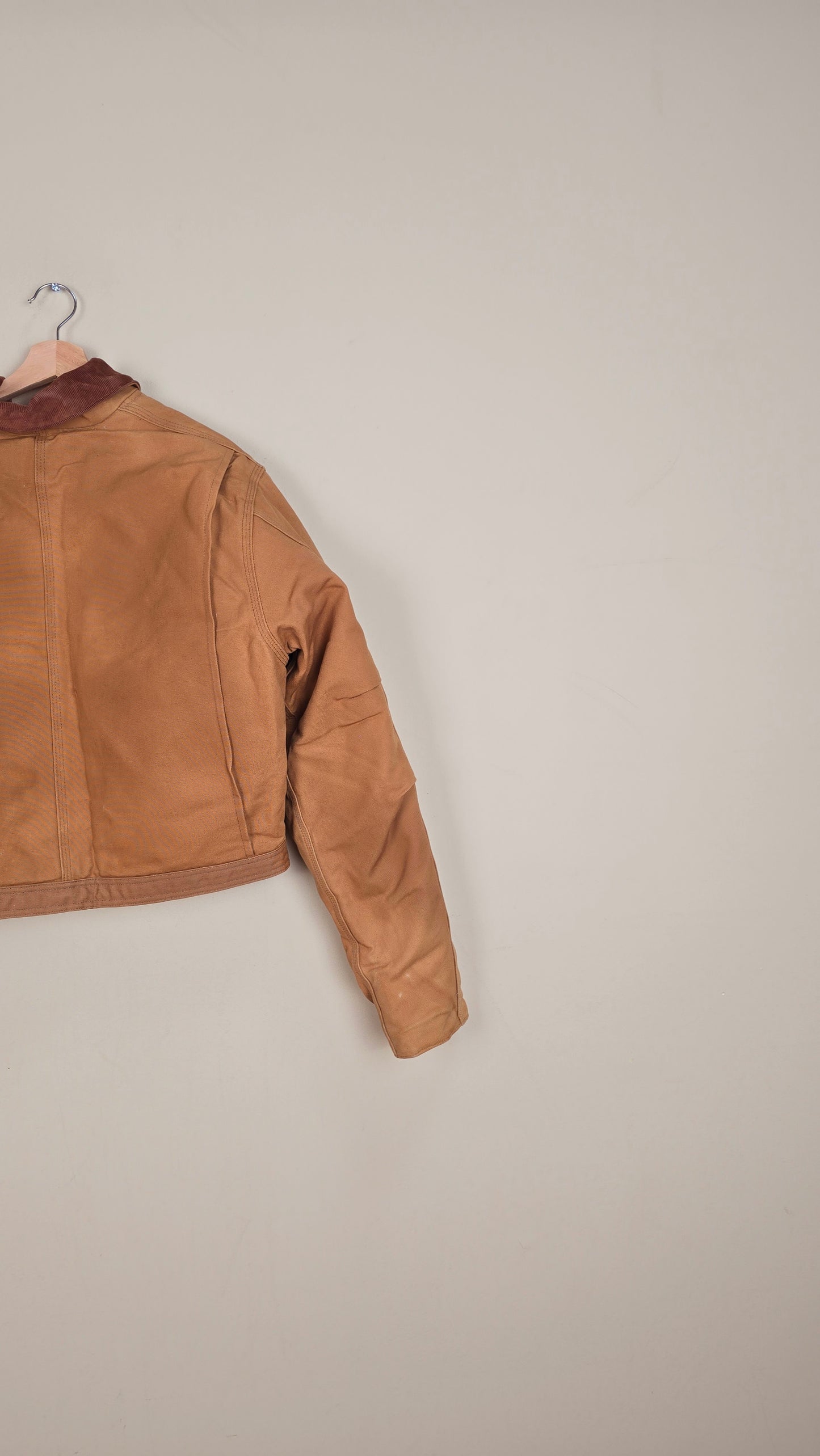 Vintage Carhartt X NY Yankees Cropped Jacket | Brown | Size L | 178