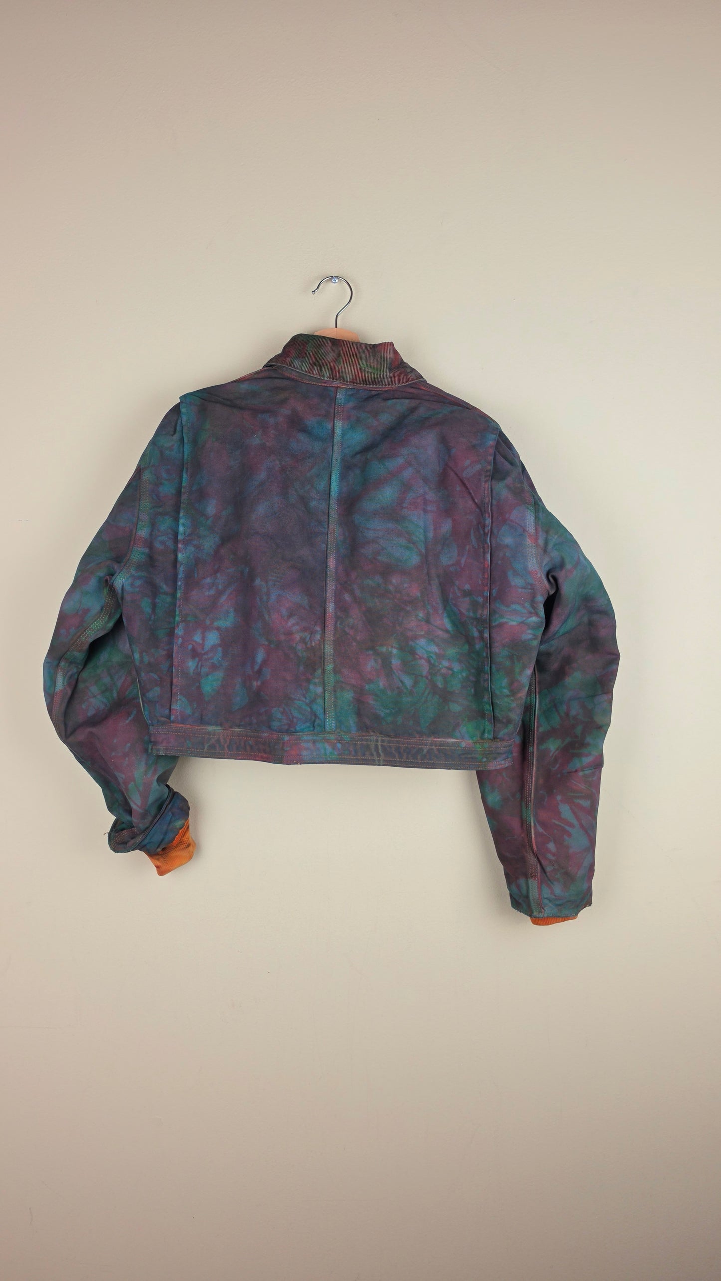 Vintage Carhartt X Detroit Cropped Jacket | Camo Green | Size M | AU01