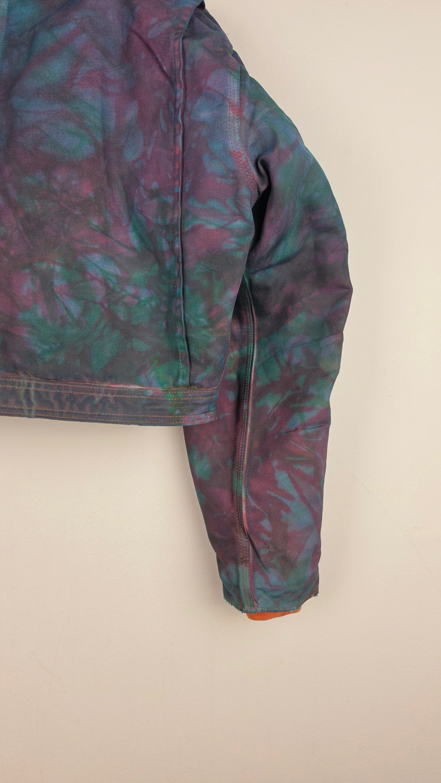 Vintage Carhartt X Detroit Cropped Jacket | Camo Green | Size M | AU01