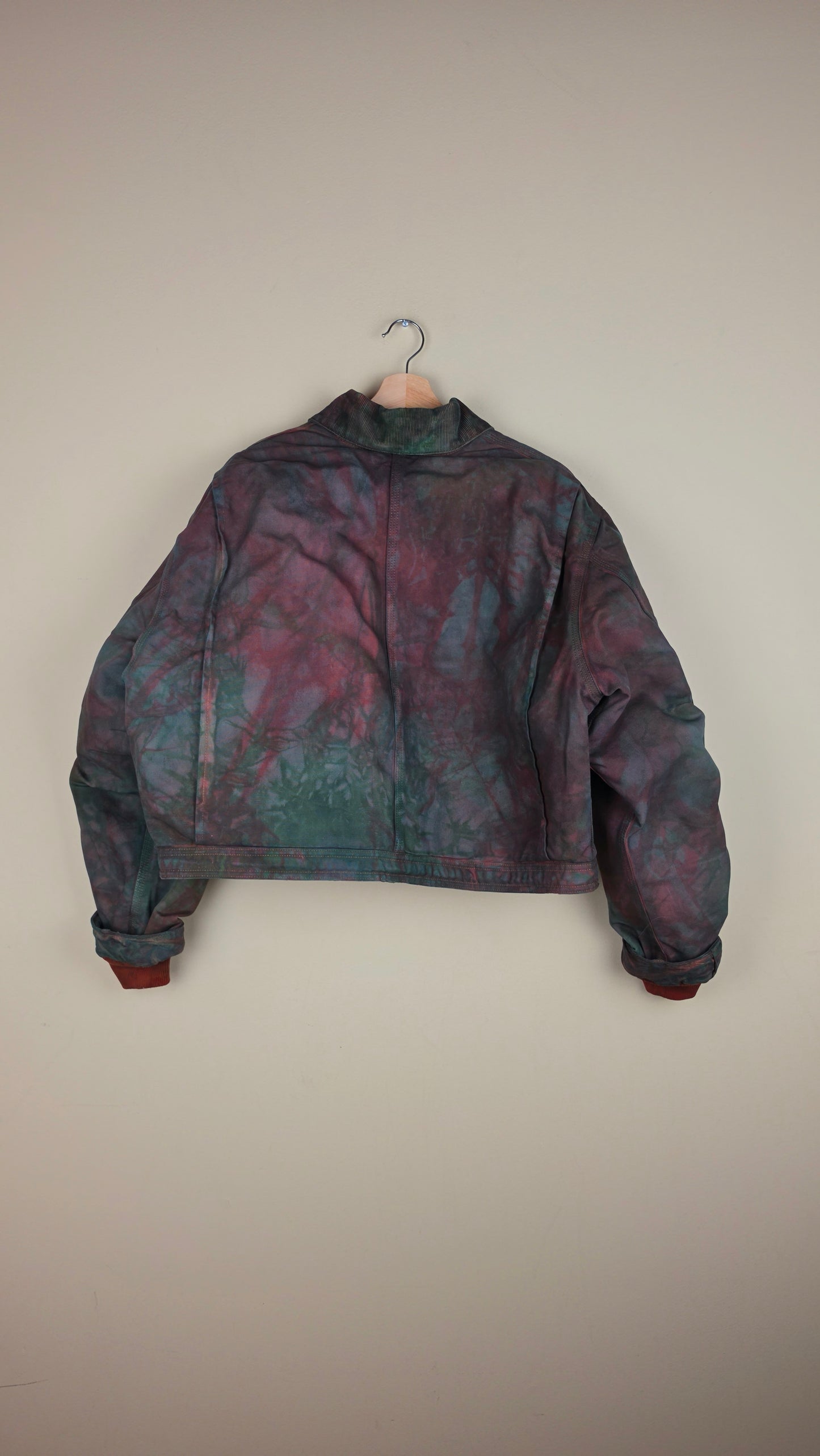 Vintage Carhartt X Detroit Cropped Jacket | Camo Green | Size L | AU03