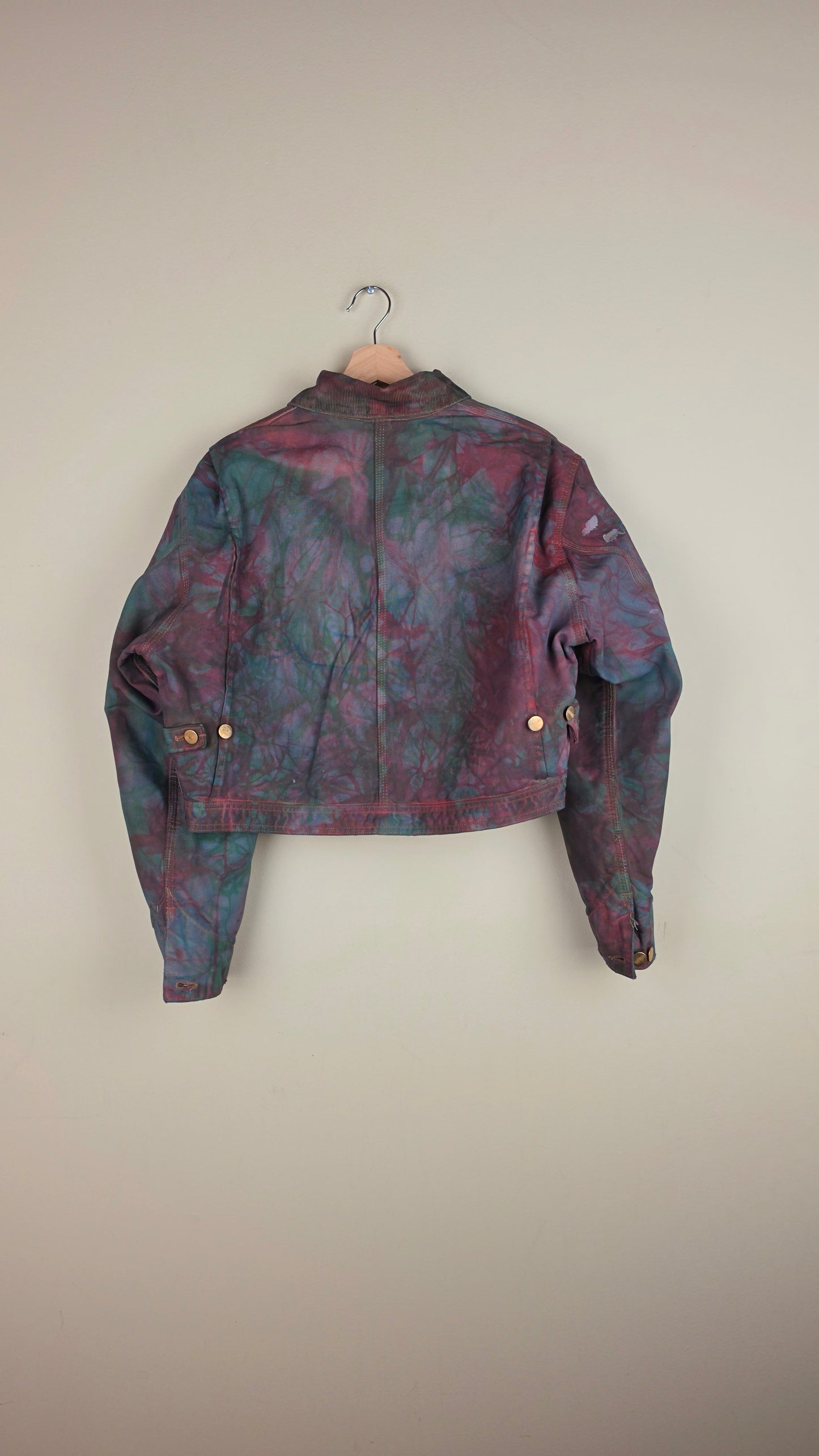 Vintage Carhartt X Detroit Cropped Jacket | Camo Green | Size S | AU05