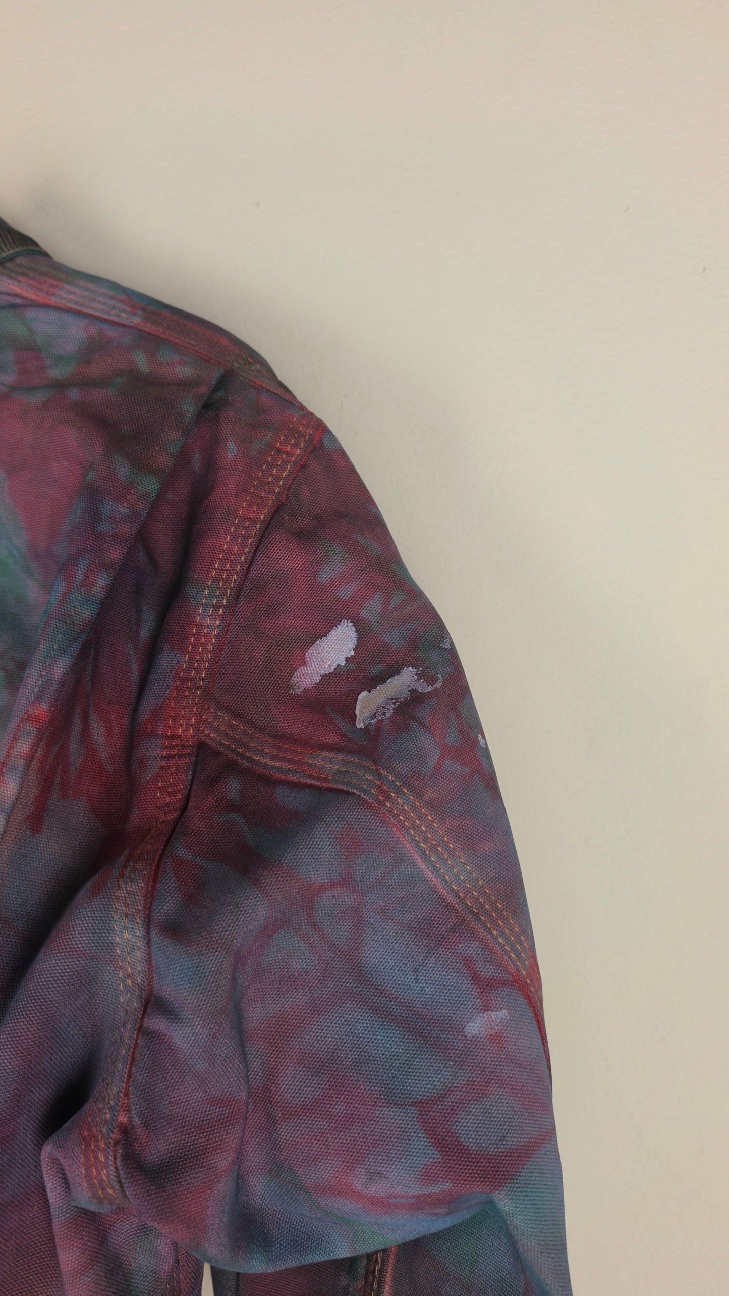 Vintage Carhartt X Detroit Cropped Jacket | Camo Green | Size S | AU05