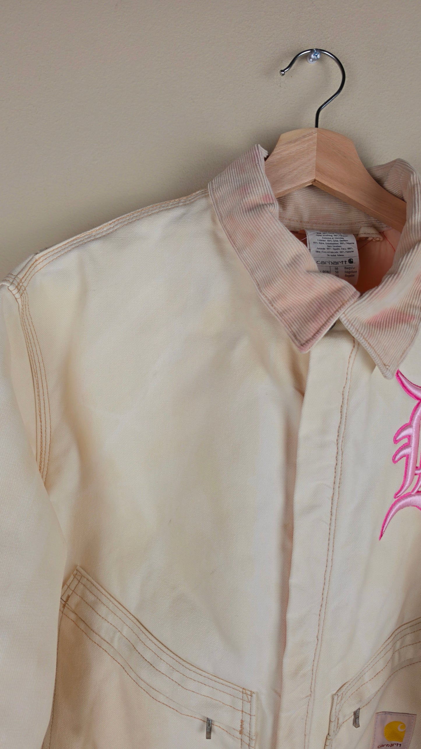 Vintage Carhartt X Detroit Cropped Jacket | Pastel | Size 2XL | AU06