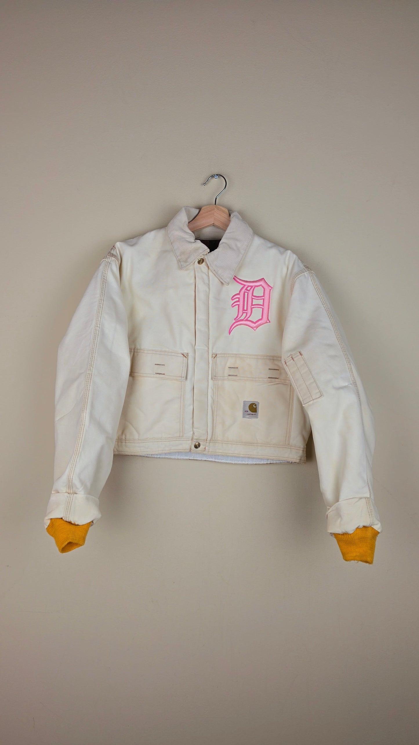 Vintage Carhartt X Detroit Cropped Jacket | Pastel | Size M | AU07